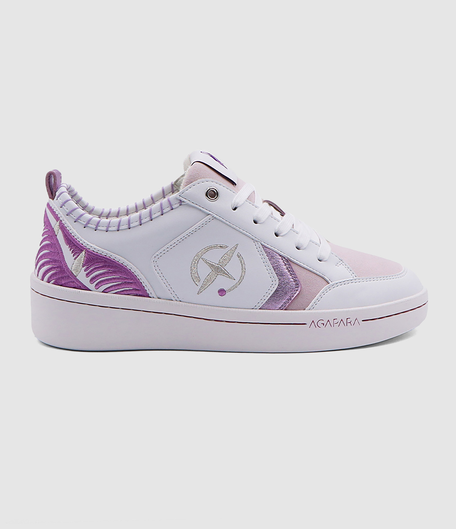 Baskets La Lavena T39 Cuir Vegan Violet