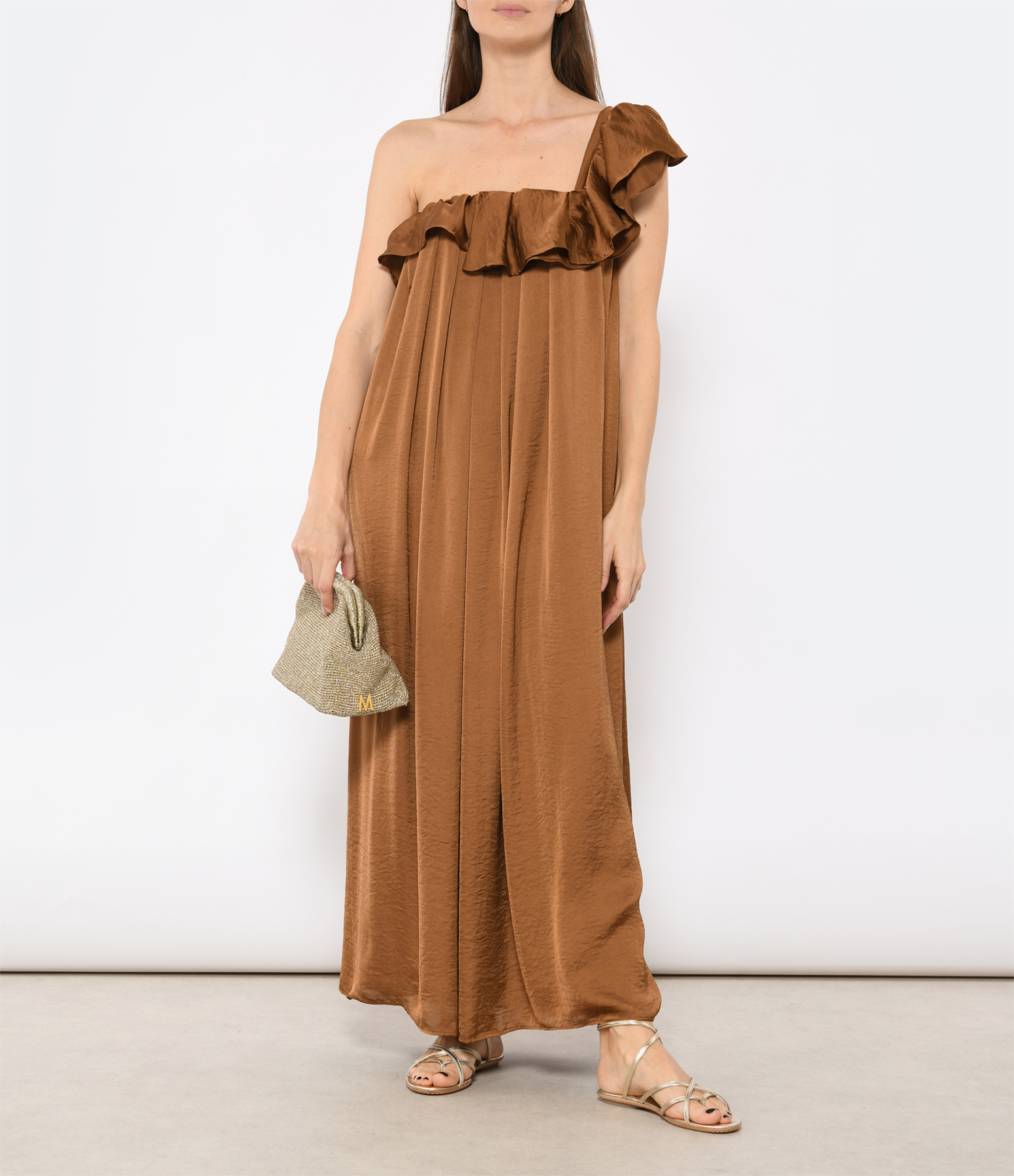 Robe Longue Flamen Brown