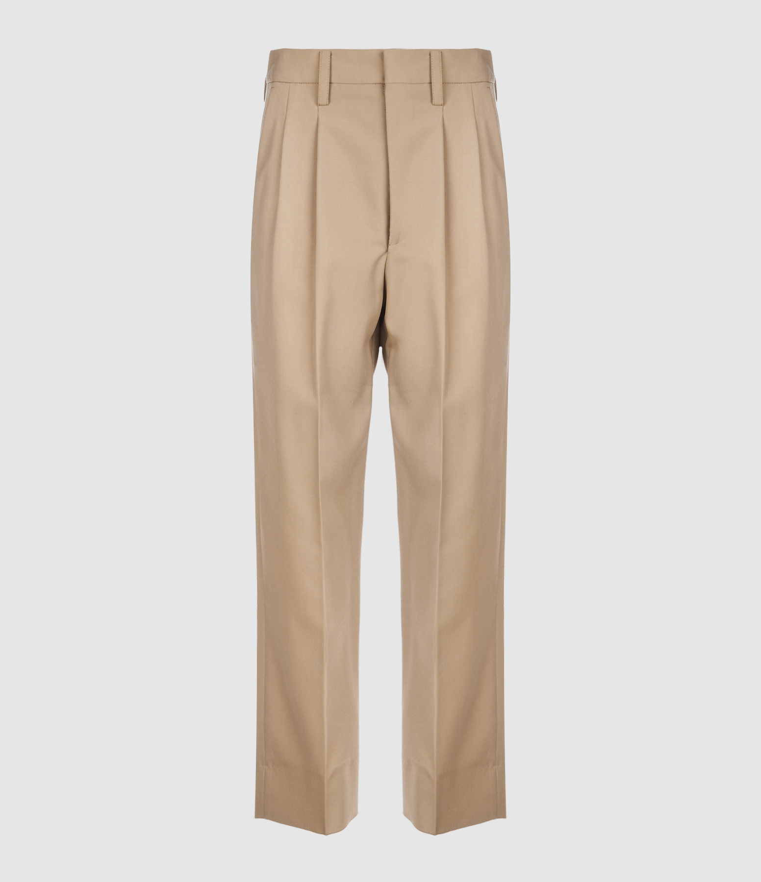 Pantalon Less Laine Beige