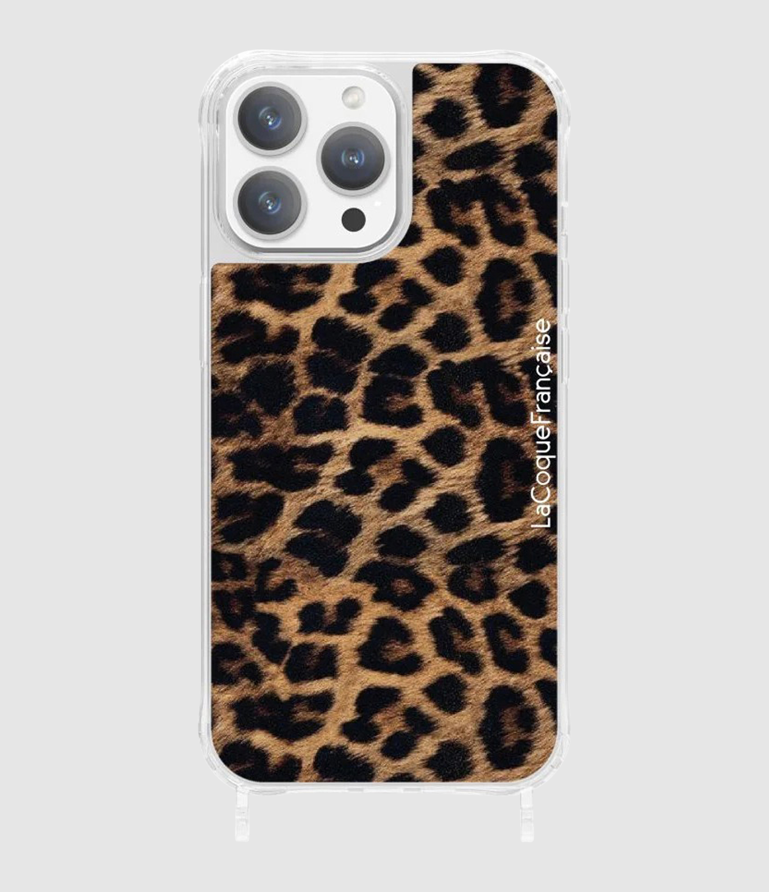 Coque Iphone 15 Pro Max Leopard Noir Et Brun