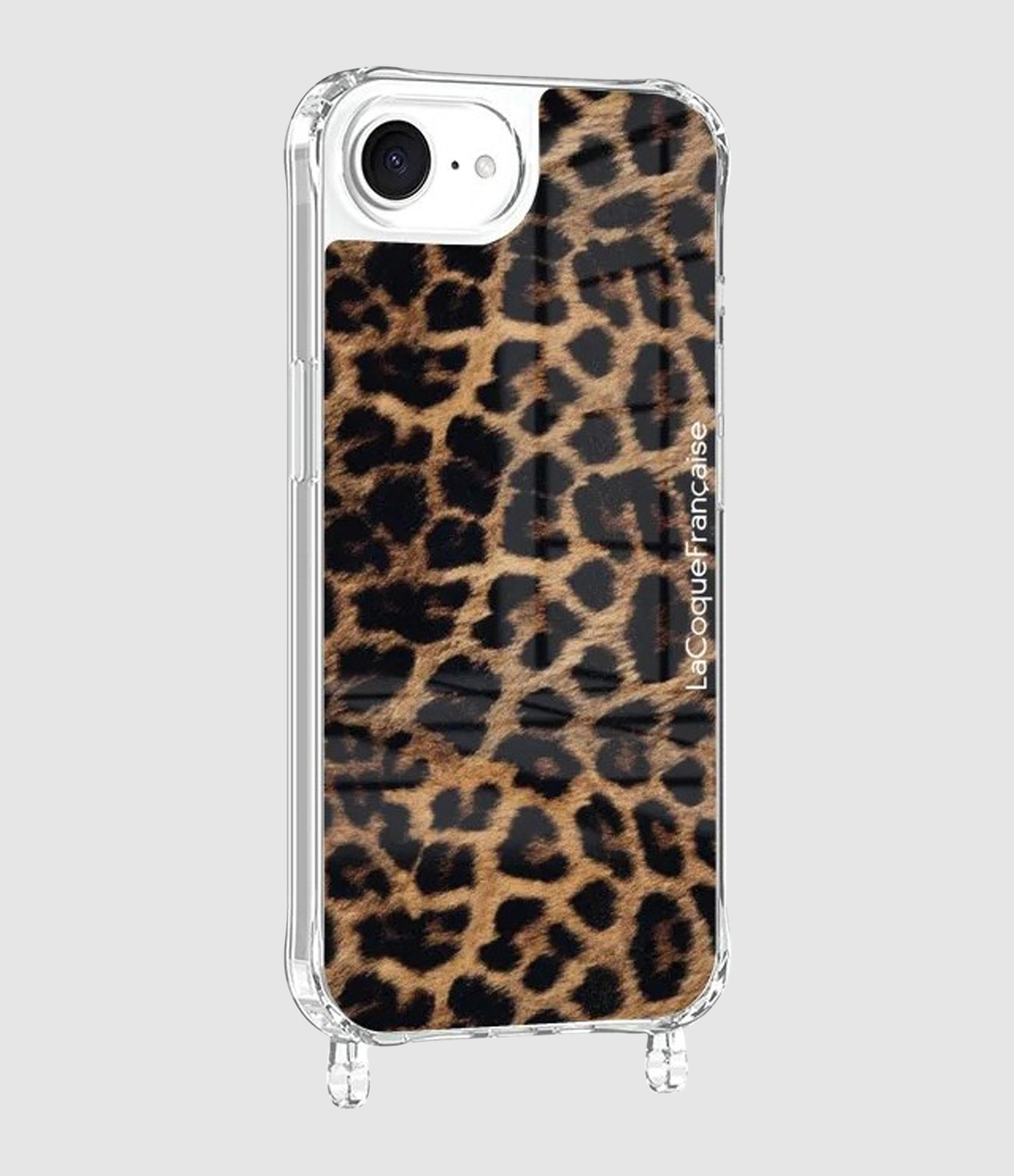 Coque Iphone 16 Leopard Noir Et Brun