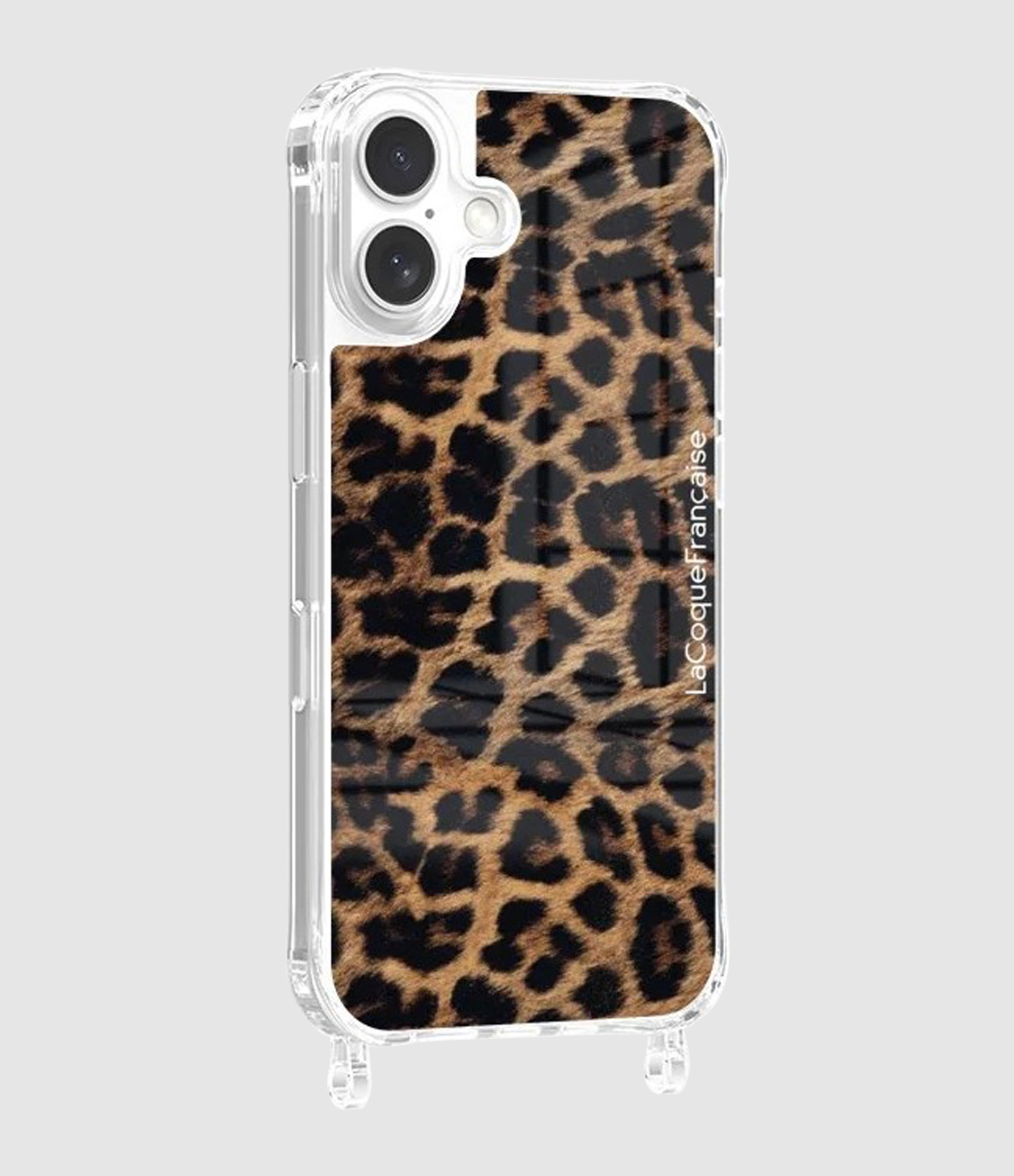 Coque Iphone 17 Leopard Noir Et Brun