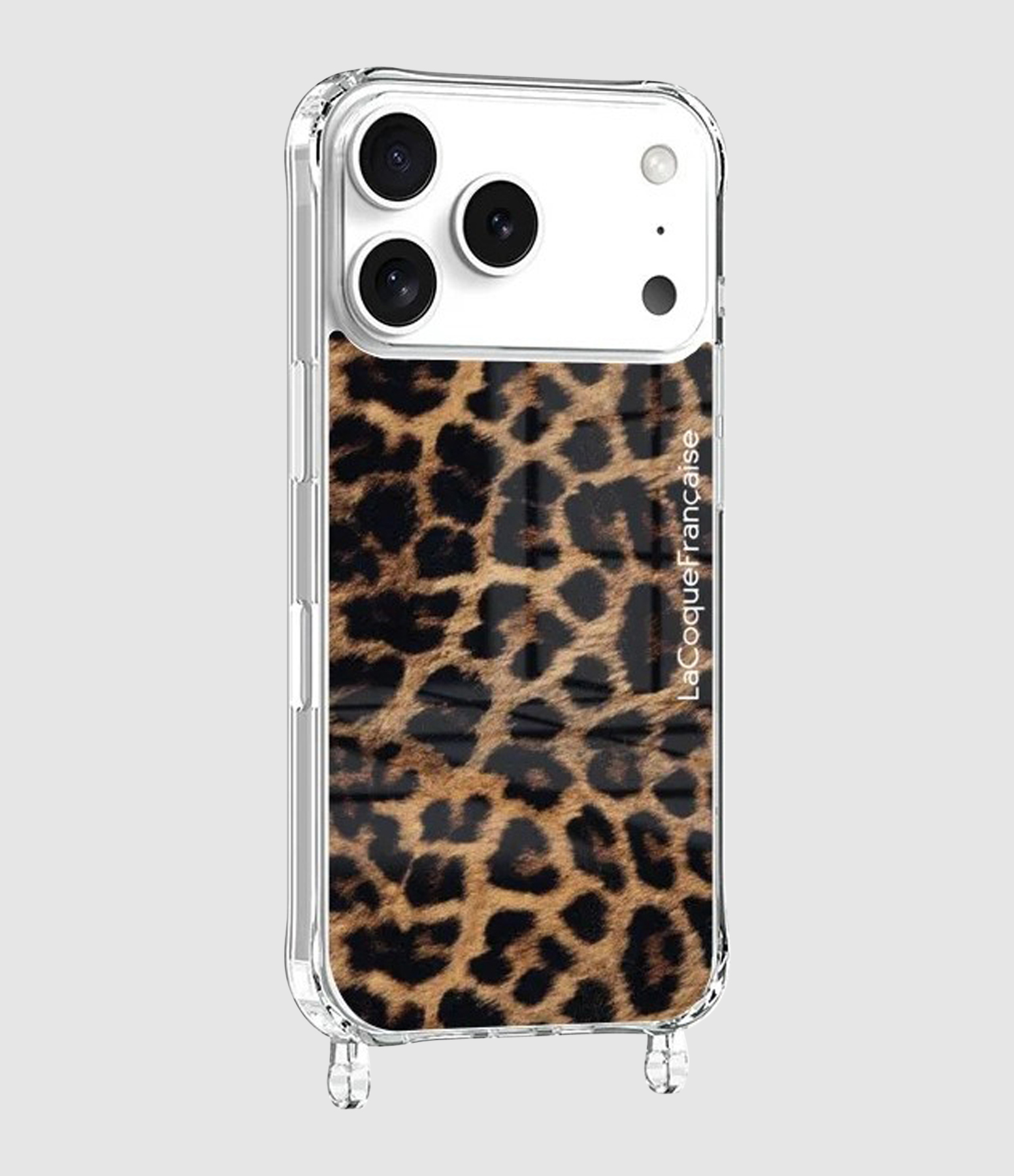 Coque Iphone 17 Pro Leopard Noir Et Brun