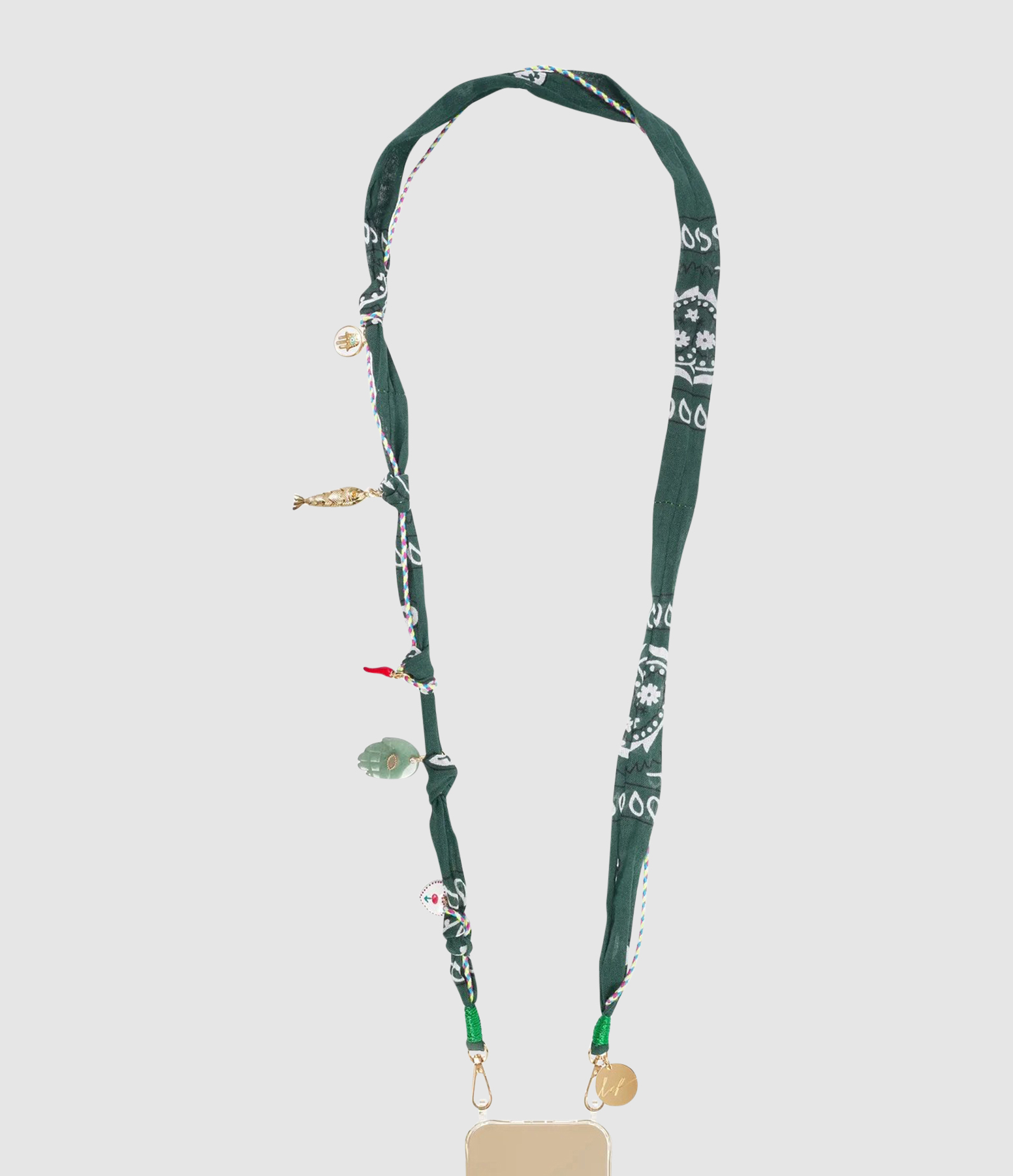 Chaine Longue Laia Bandana Vert