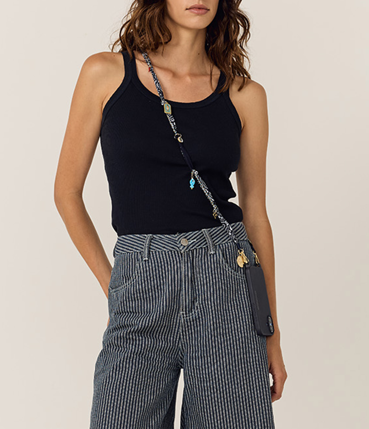 Chaine Longue Laia Bandana Bleu