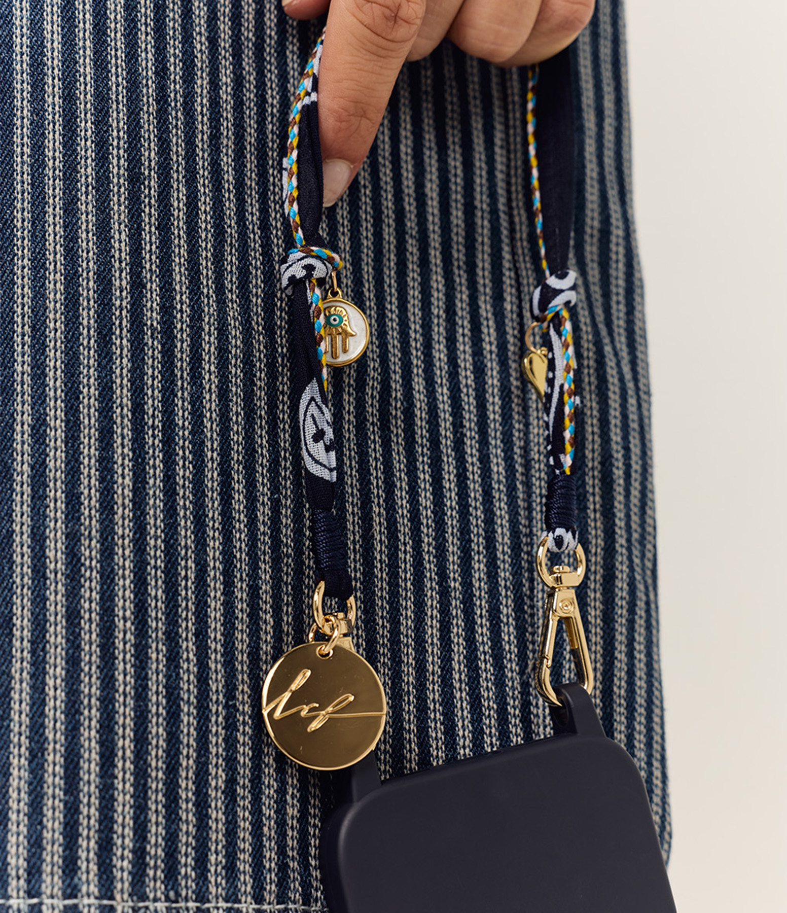Chaine Courte Laia Bandana Bleu
