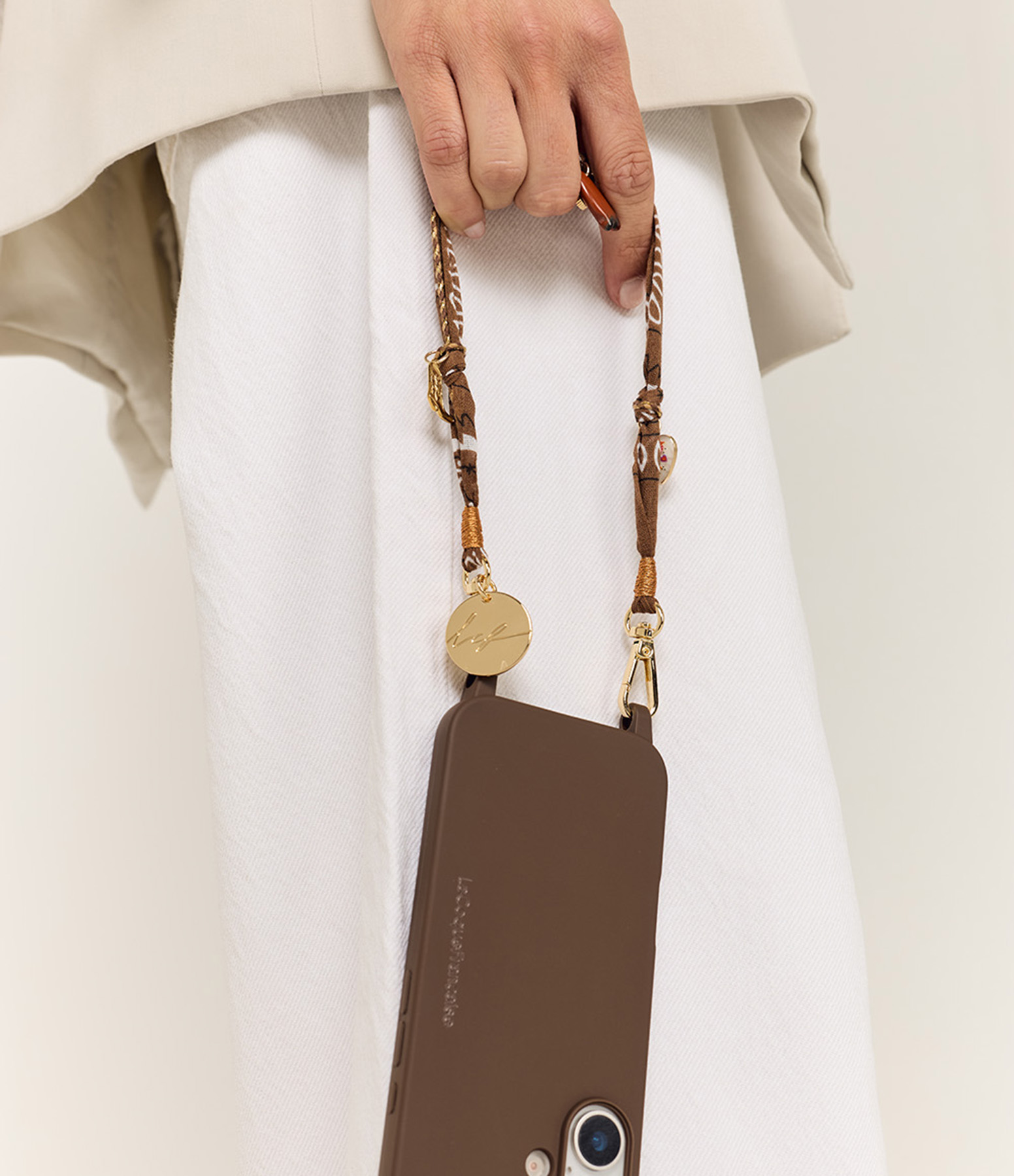 Chaine Courte Laia Bandana Marron