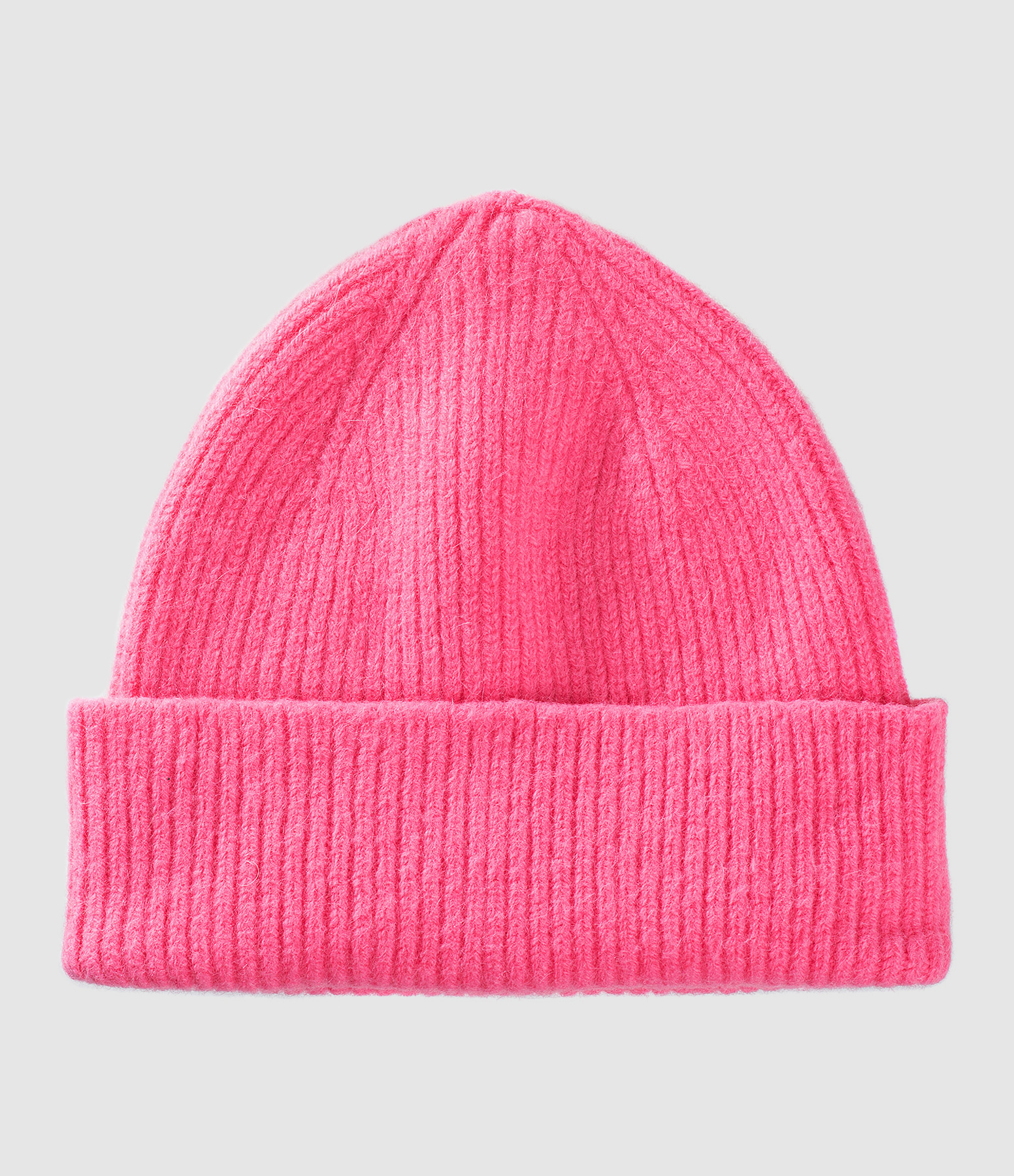 Bonnet Laine Rose