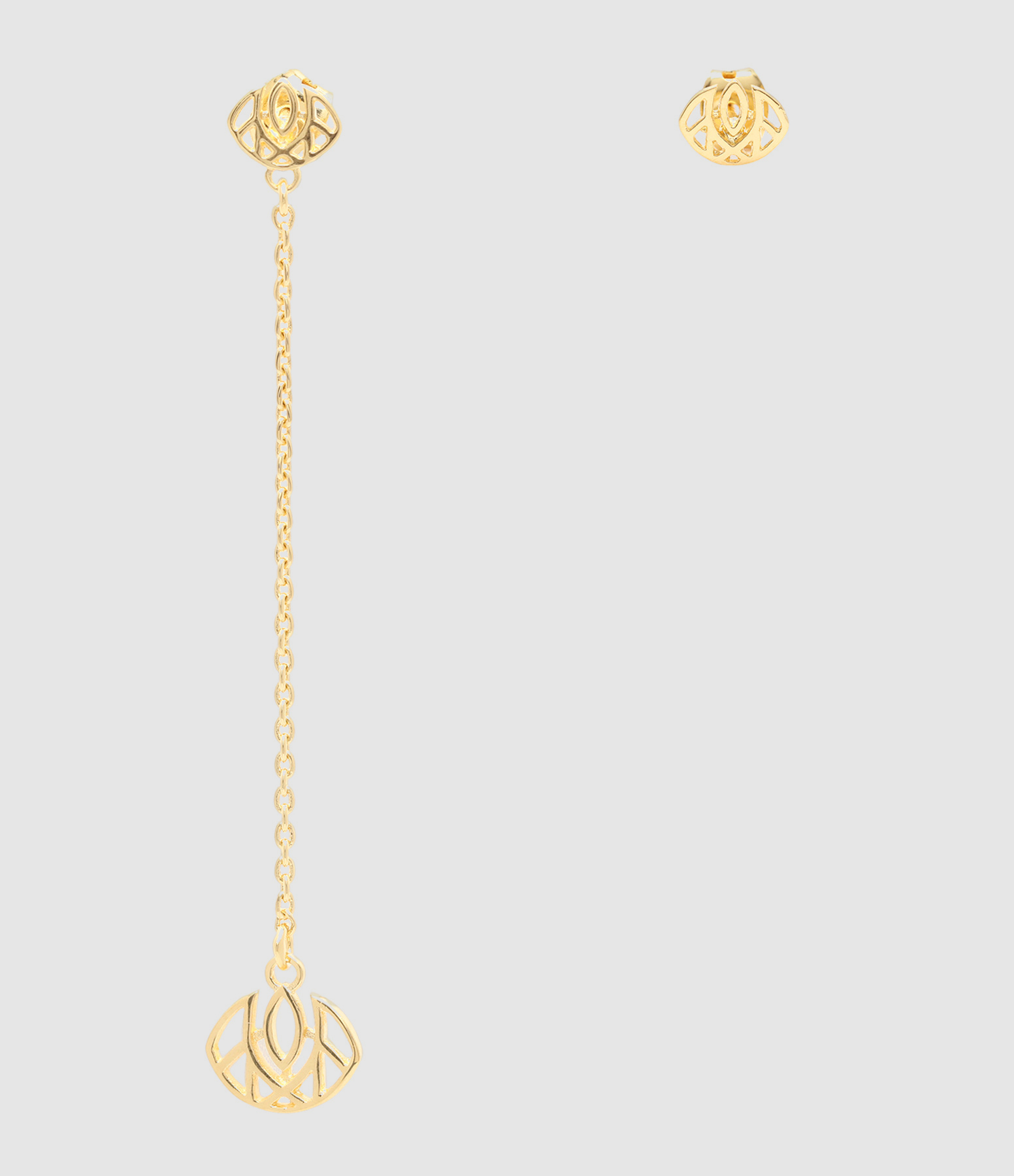 Boucles d'oreilles Logo Asymétriques
