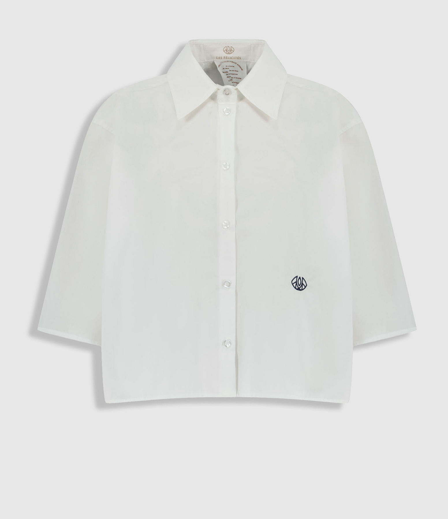 Chemise Courte Eva Blanc