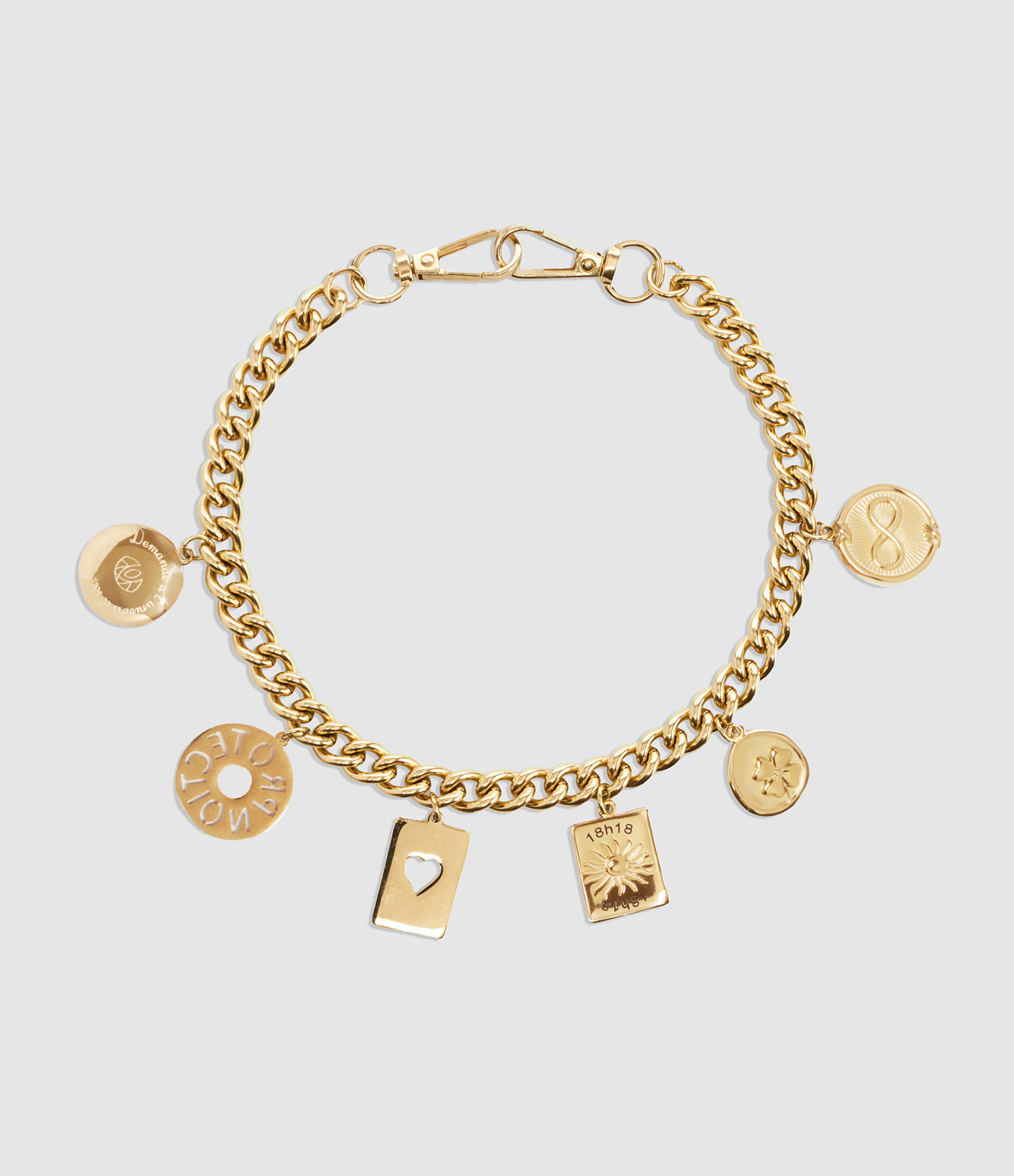Collier Chaîne Sekhmet Doré