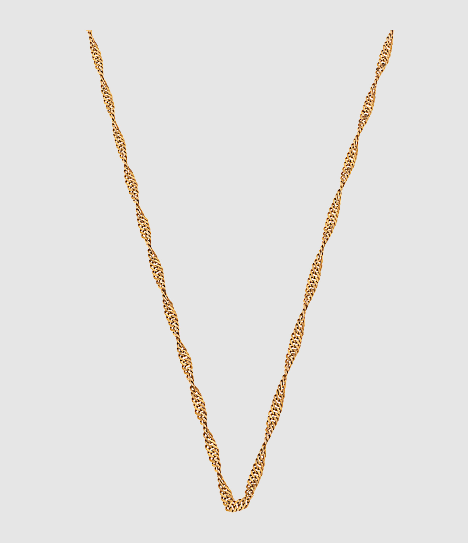 Chaîne Maille Singapour, 55 cm