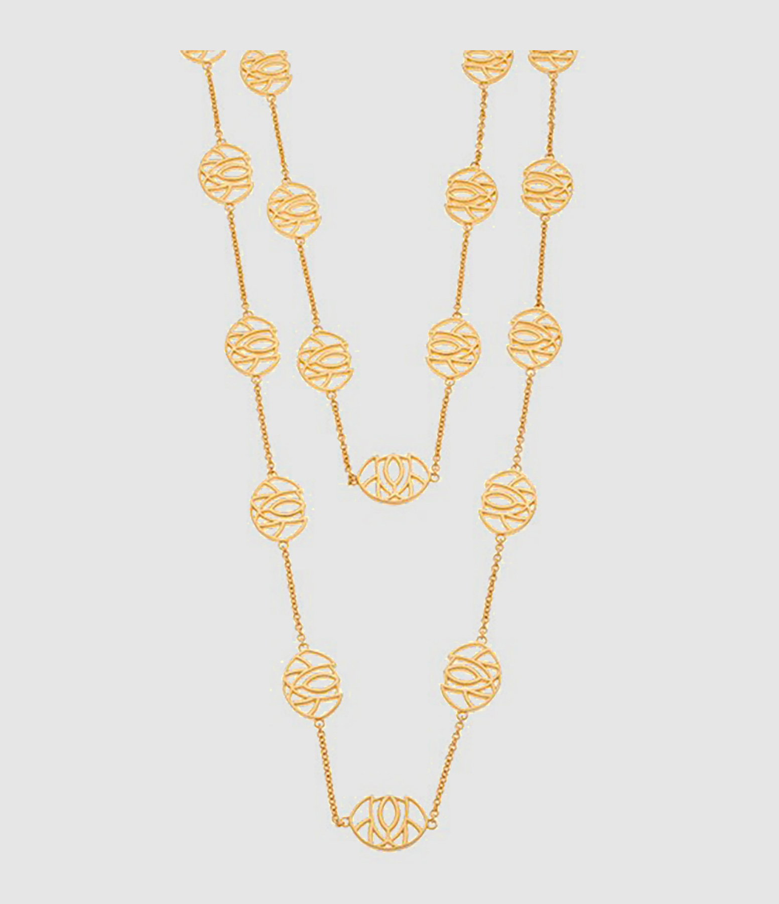 Sautoir Symbols Doré