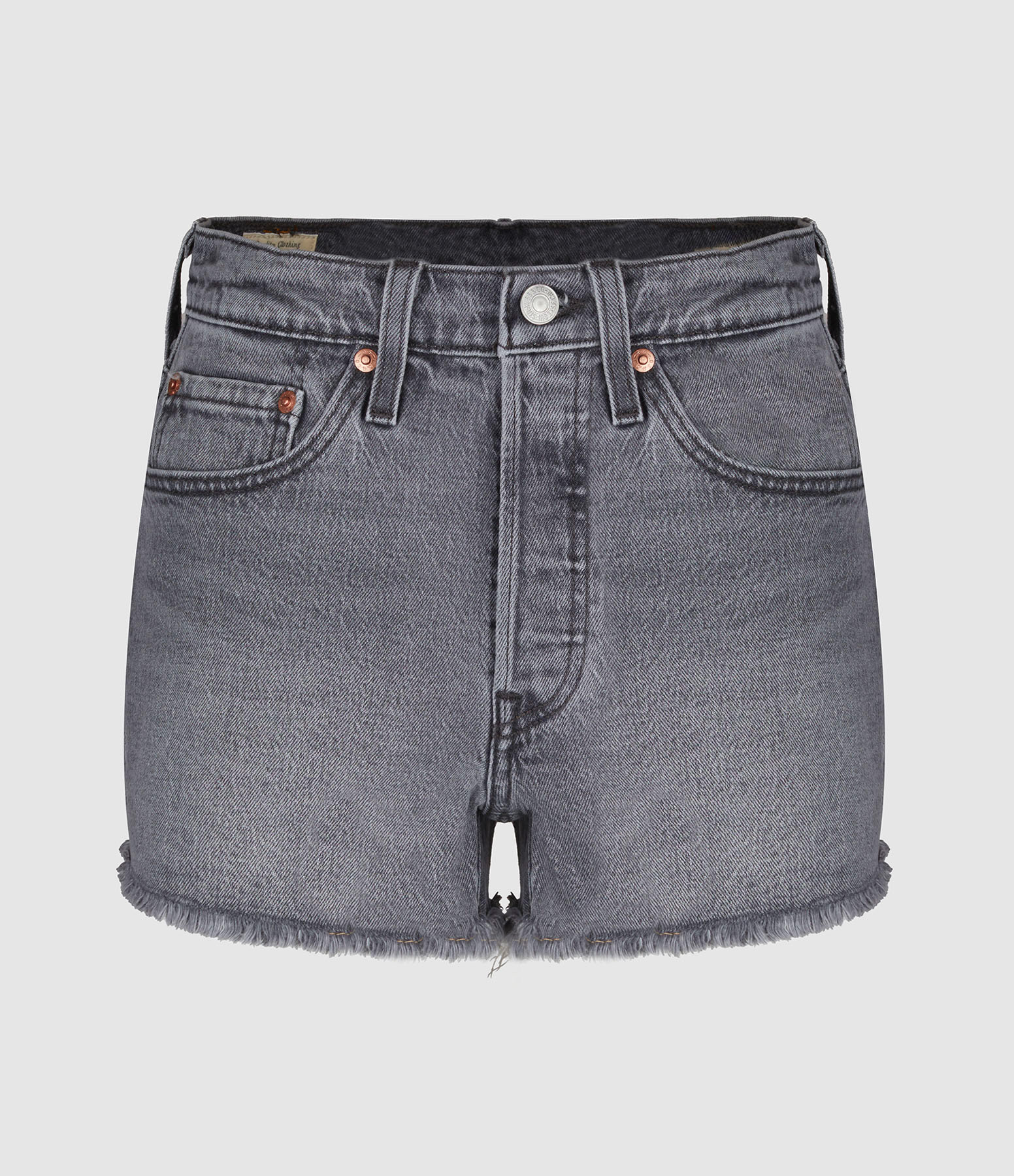 Short Jean 501® Original Taille Haute Gris