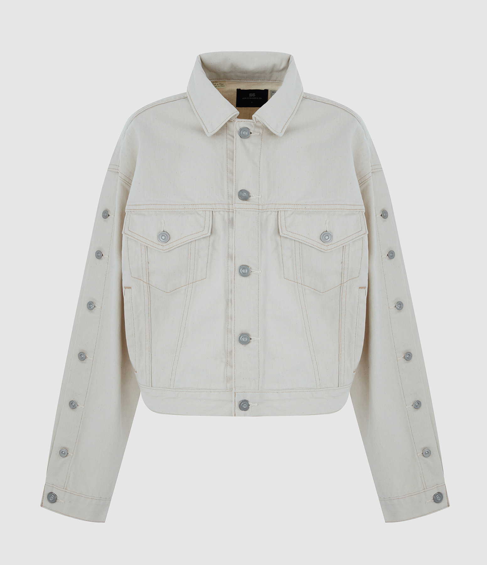 Veste Shank Trucker Cream Cloud Moj