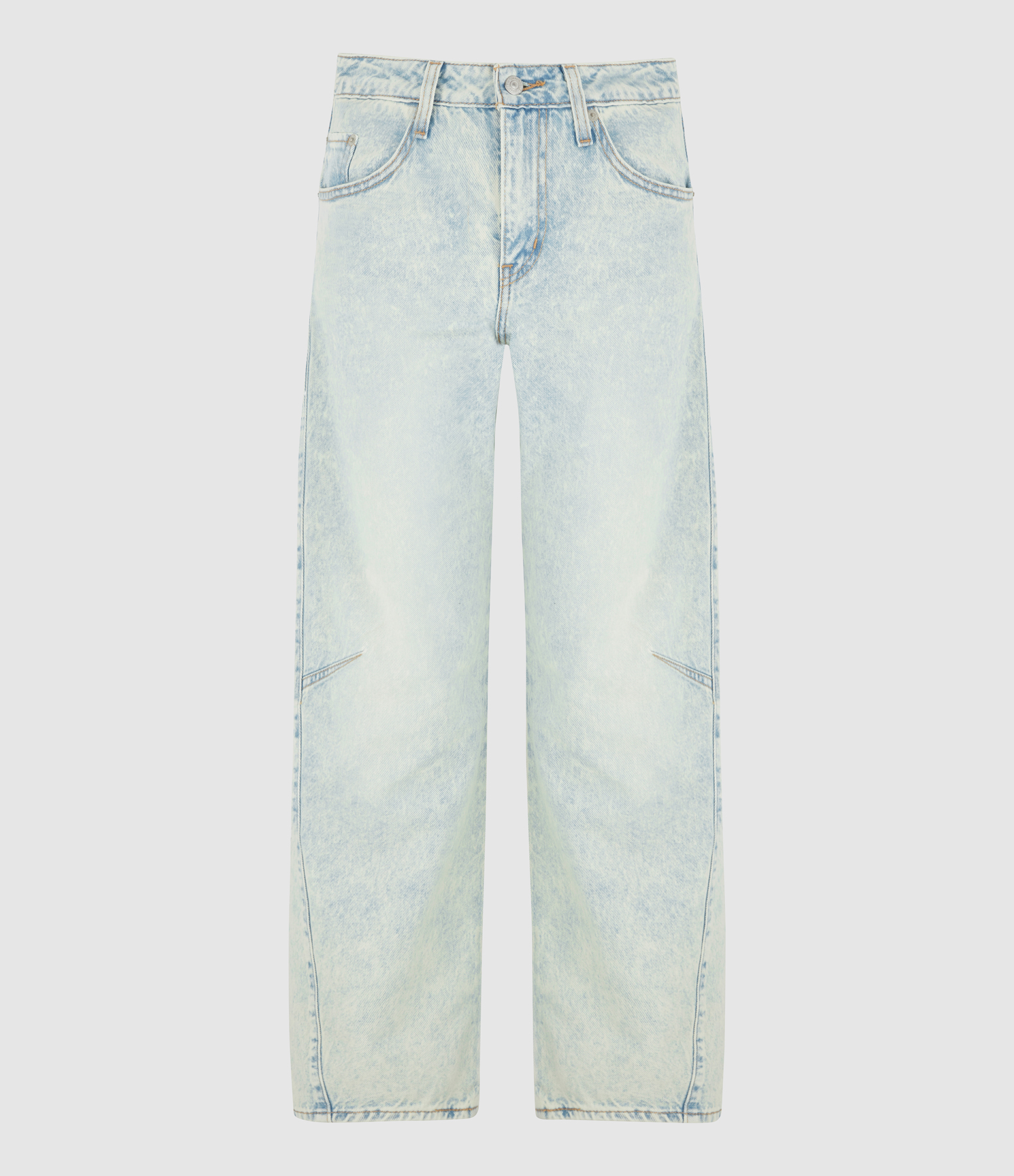 Jean Baggy Dad Barrel Light Indigo-Worn In Cielito Lindo Acid