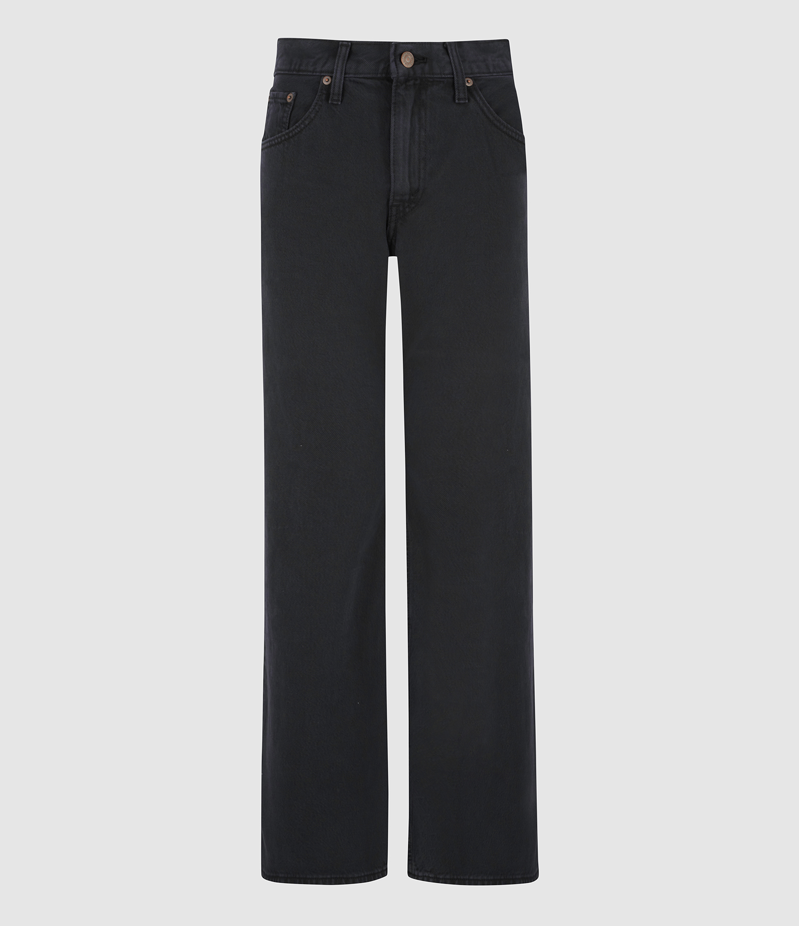 Jean Baggy Dad Lasso Blacks Chipped Black Oyster