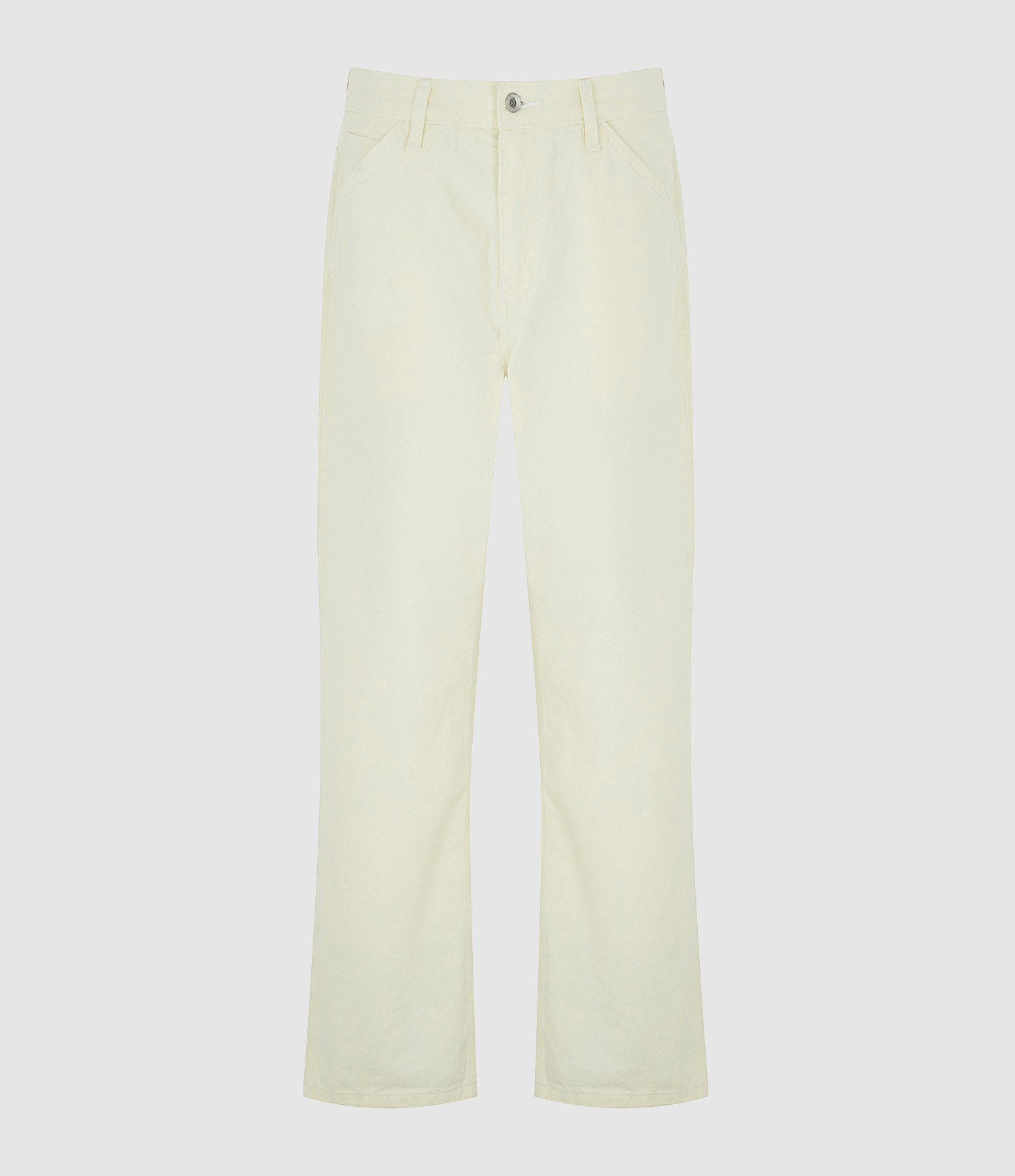 Jean 568 Loose Strt Carpenter Neutrals Undyed Ecru Greige