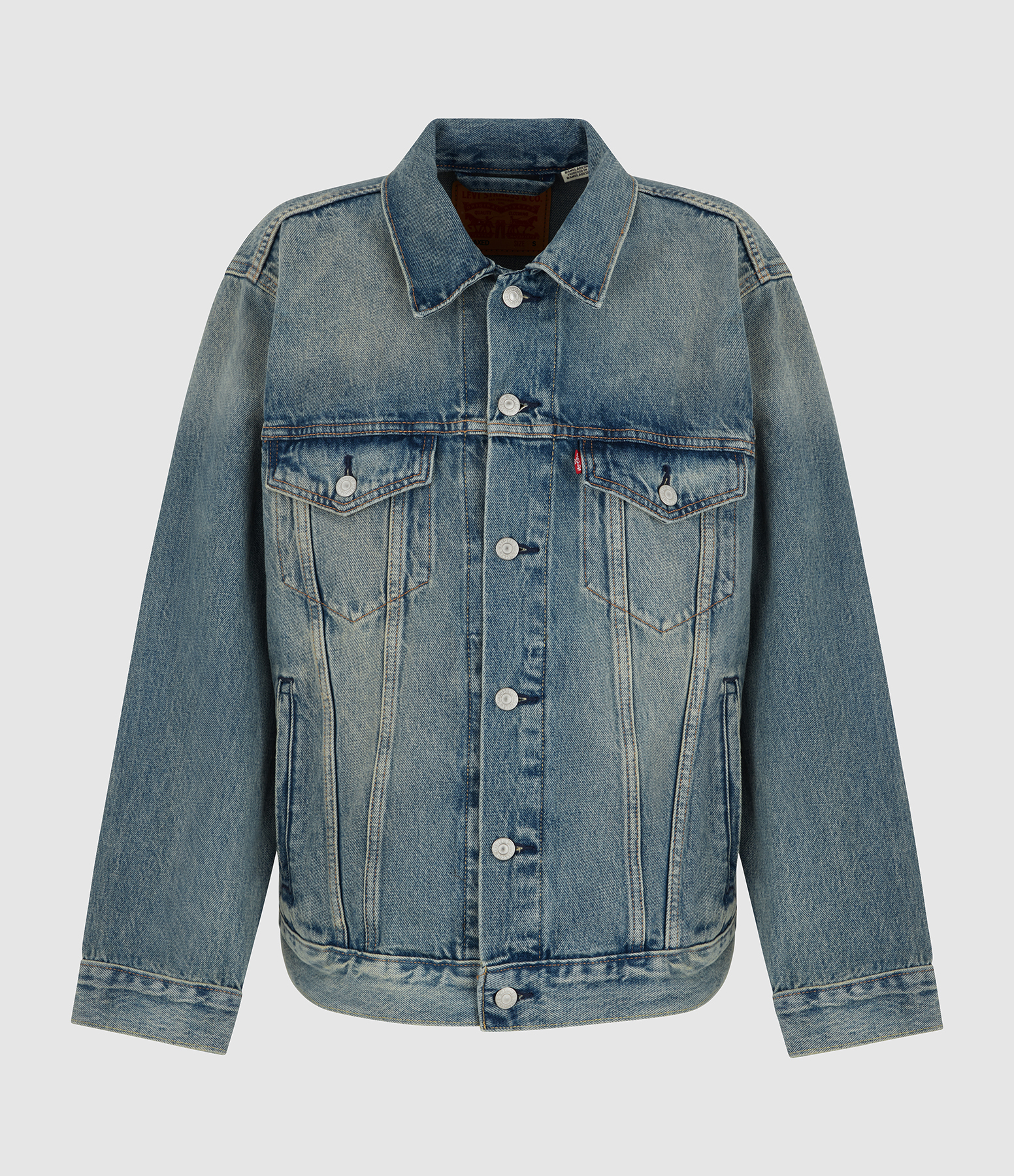 Veste Relaxed Fit Trucker Med Indigo-Worn In Wherever You Are