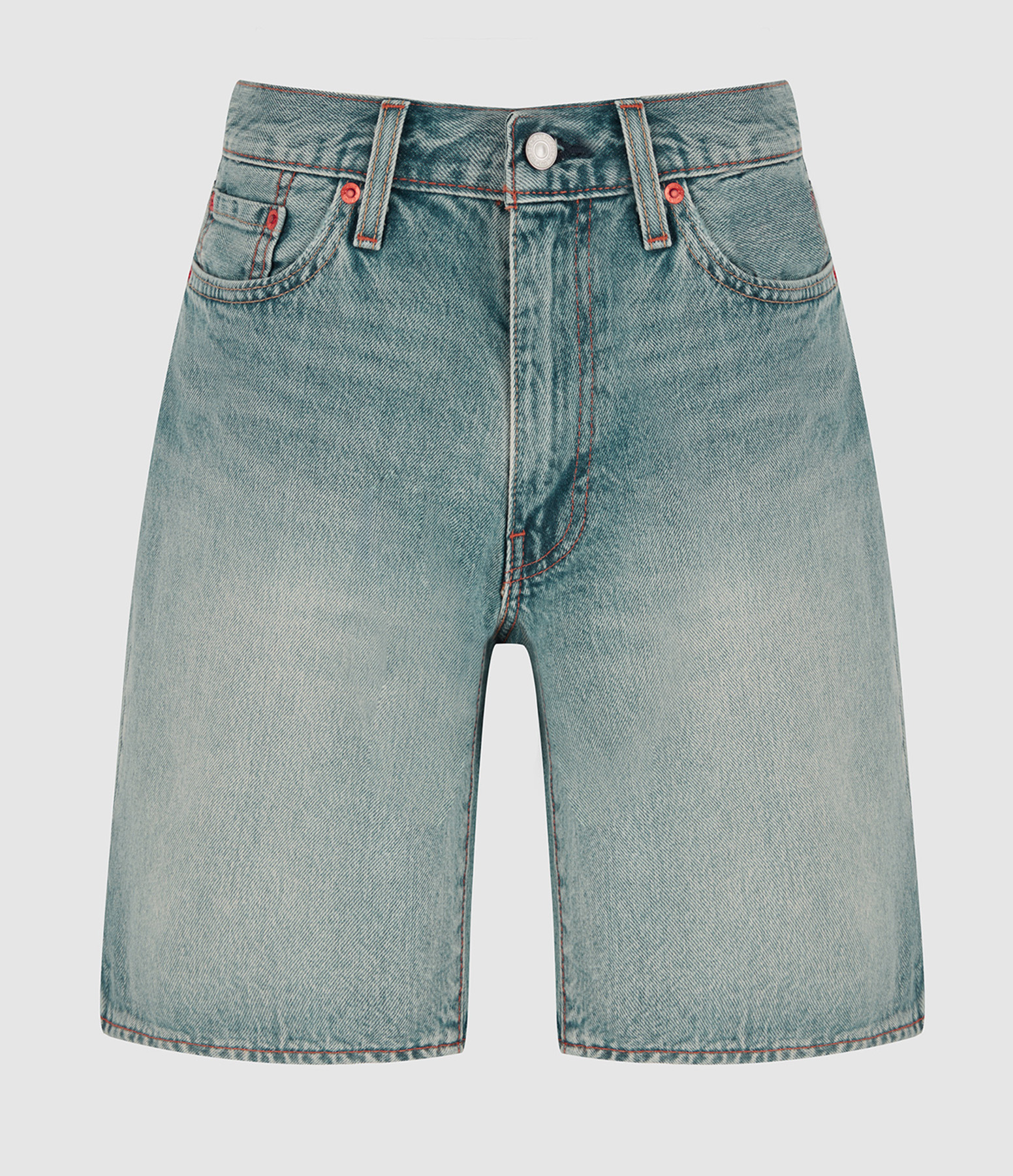 Short 468 Loose Light Indigo-Worn In Light Workout