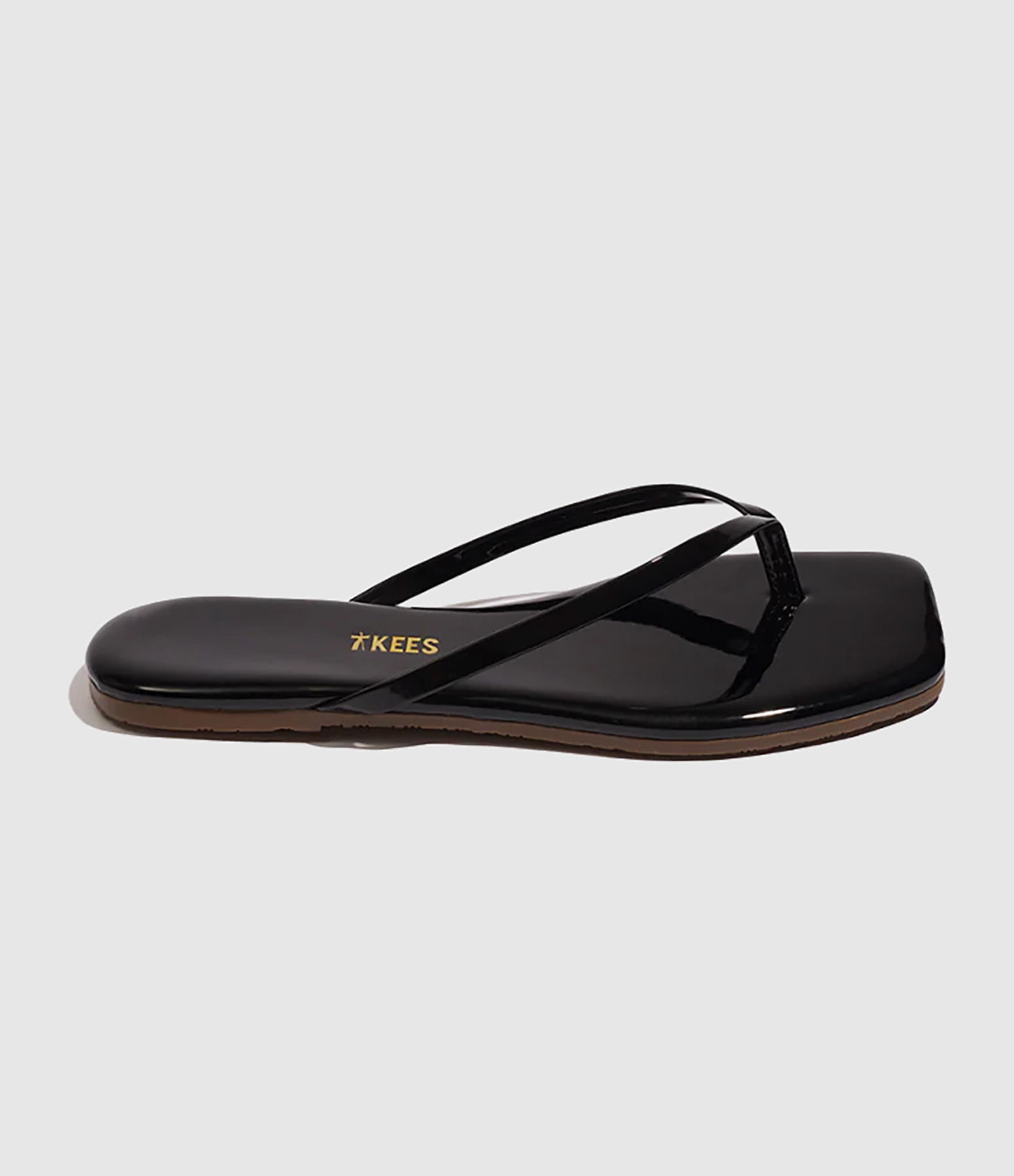 Tongs Square Toe Lily Licorice