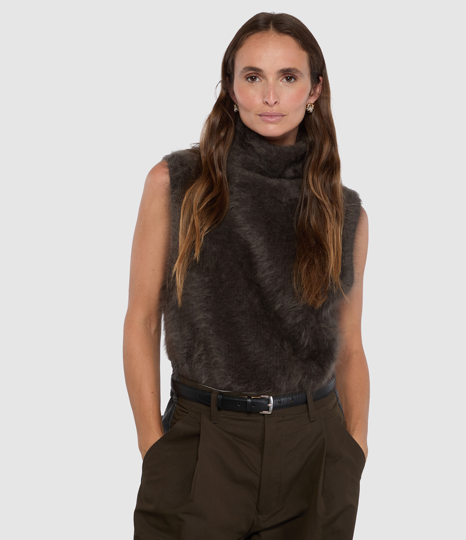 Pull Aisla Dark Fern Brushed