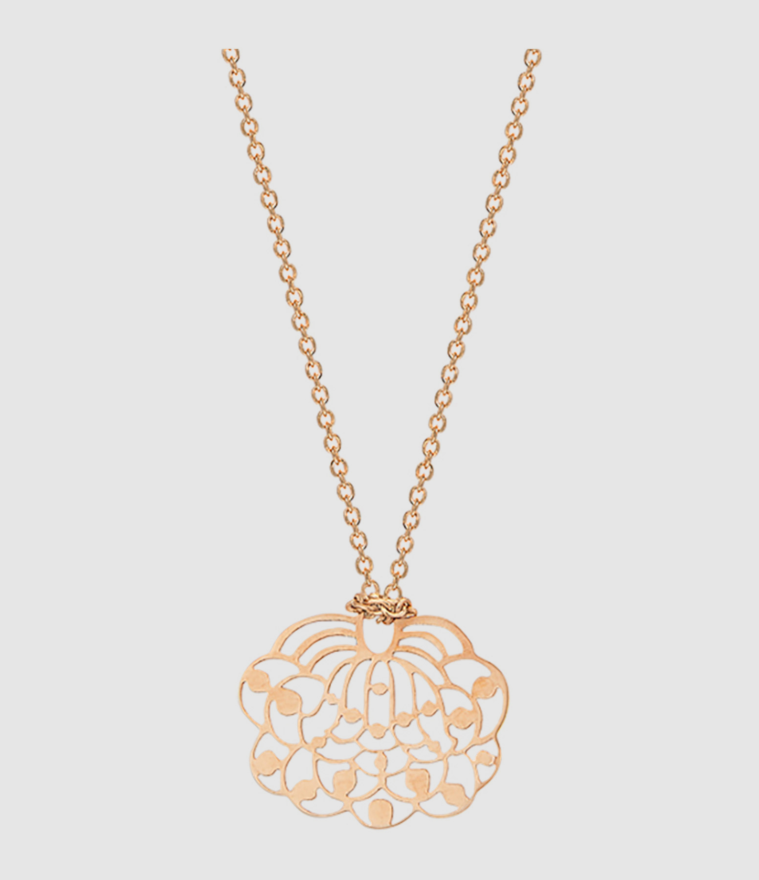 Collier Mini Lotus Or Rose
