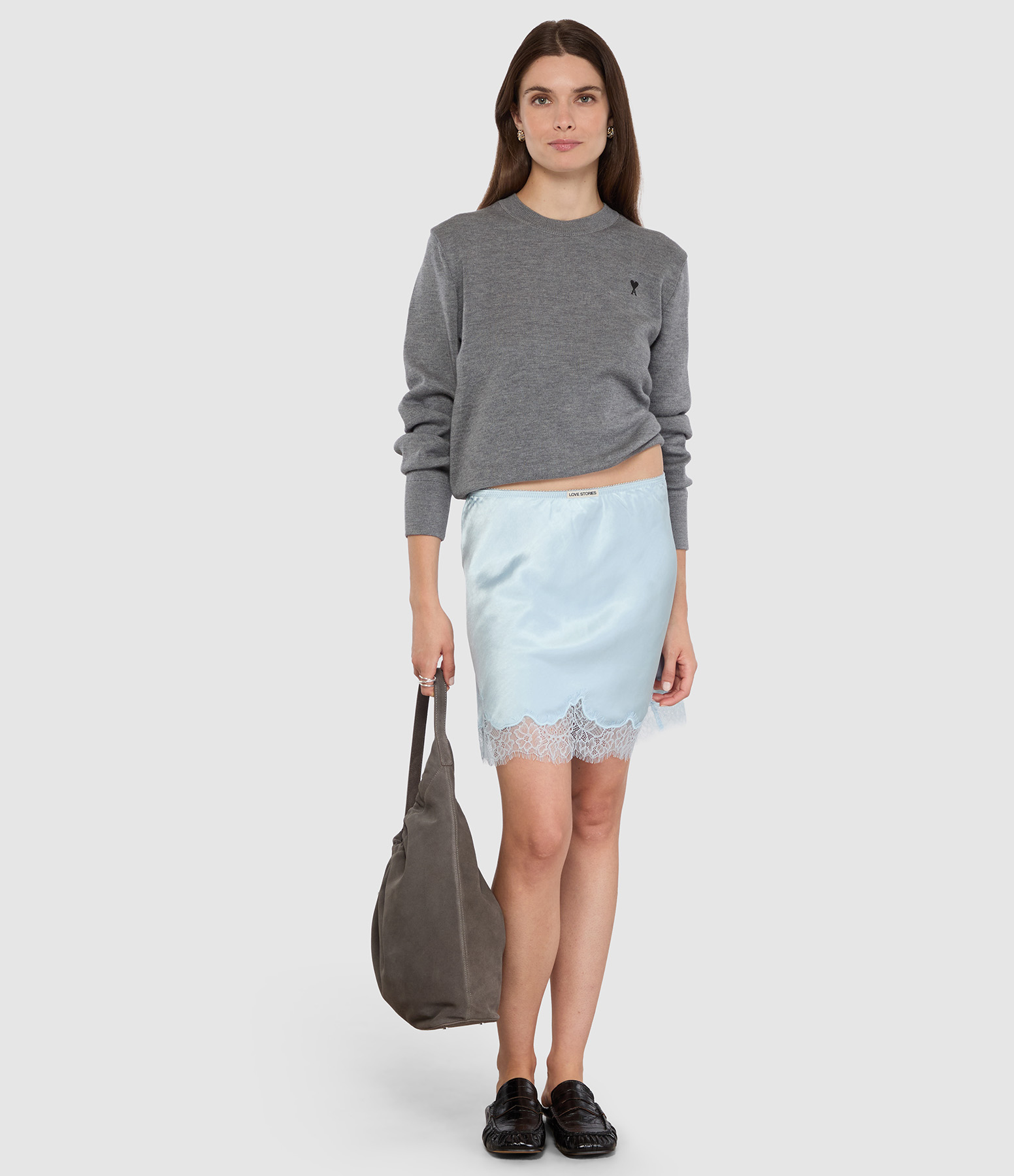 Jupe Courte Pine Light Blue