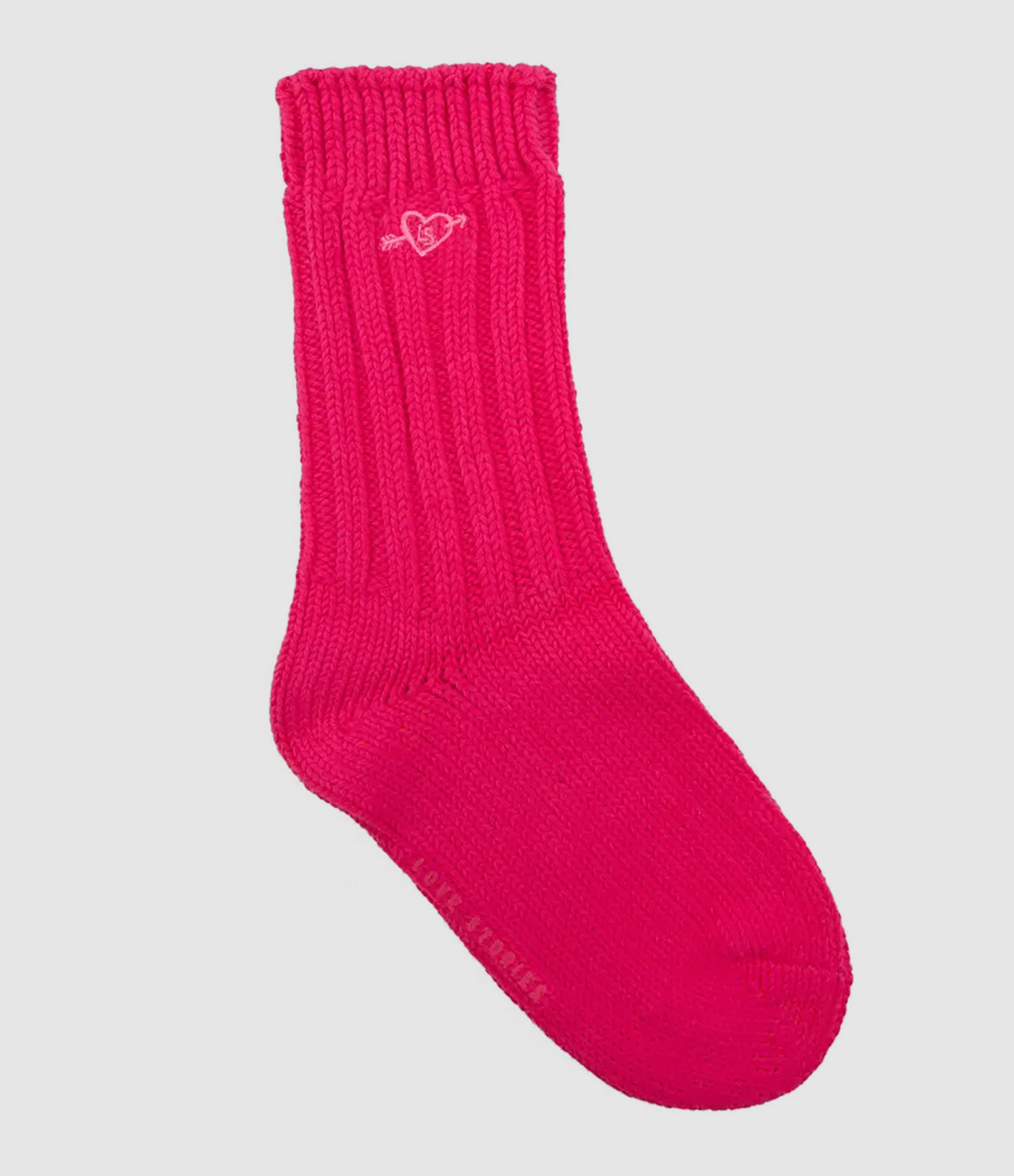 Chaussettes Rib Coton Hot Pink