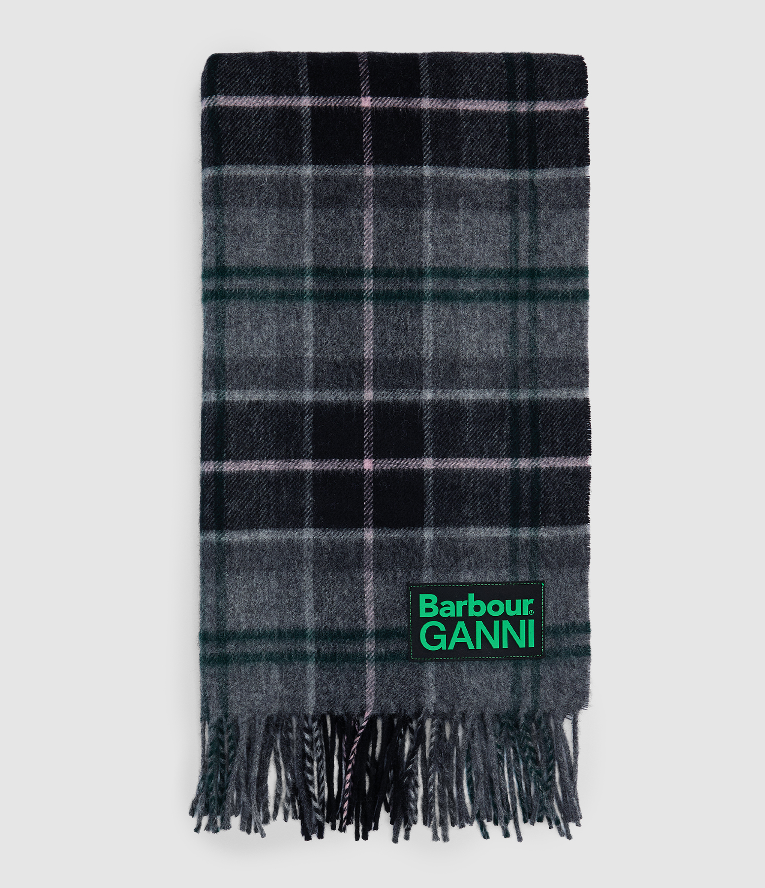 Écharpe Tartan Winter Tartan, Collaboration Barbour x Ganni
