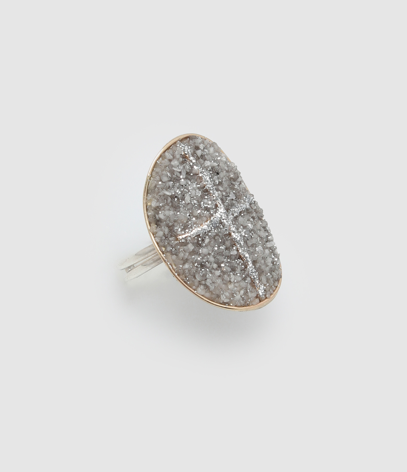 Bague Sublime Stella Croix Ovale Or