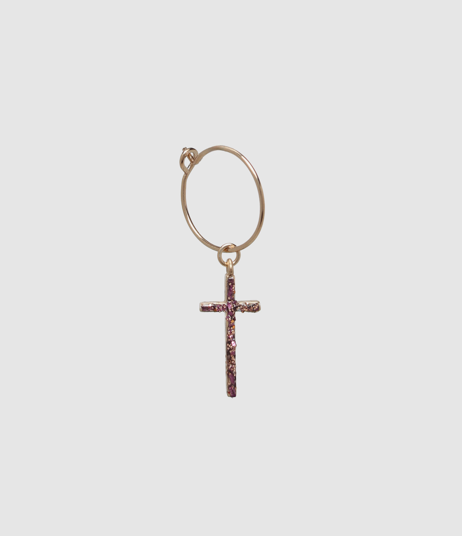 Créole Croix L Violet (vendue à l'unité)