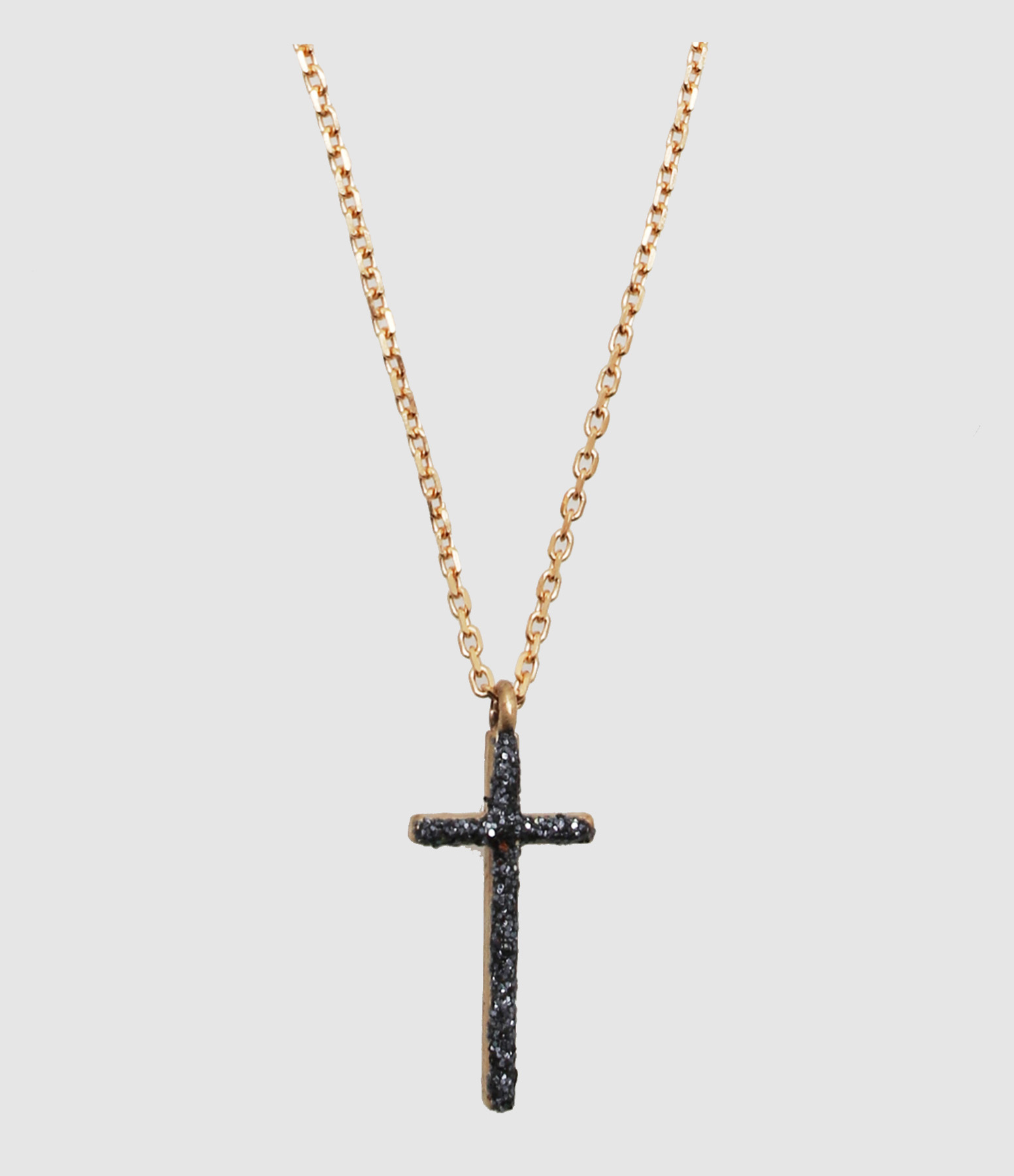 Collier Croix L Bleu