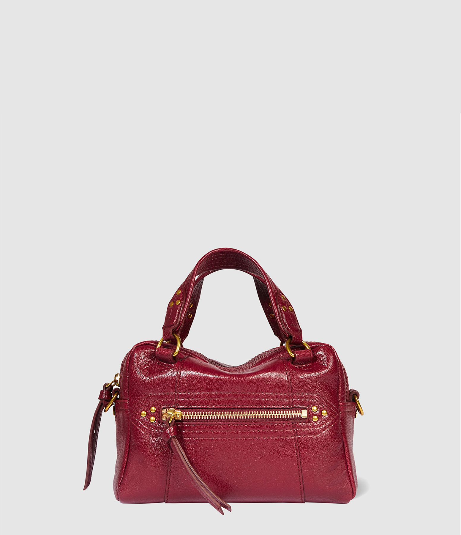Sac Lucky Bowling Mini Bordeaux