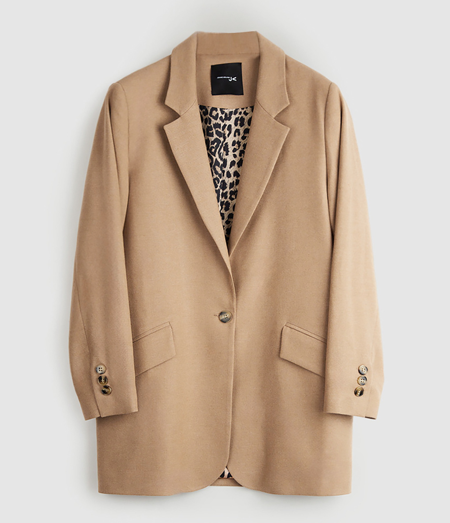 Blazer Geor Flanelle Beige Léopard