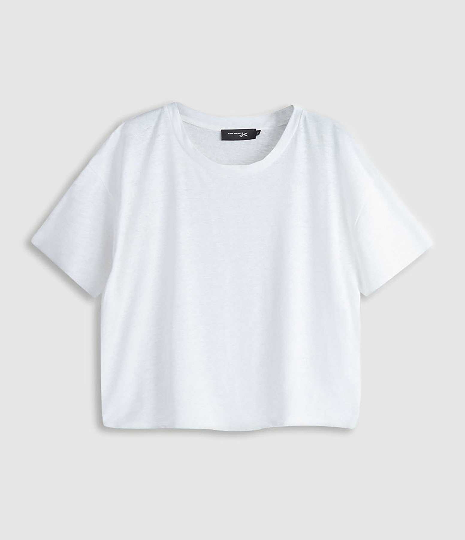 Tee-shirt Mago Jersey Flammé Lin Blanc