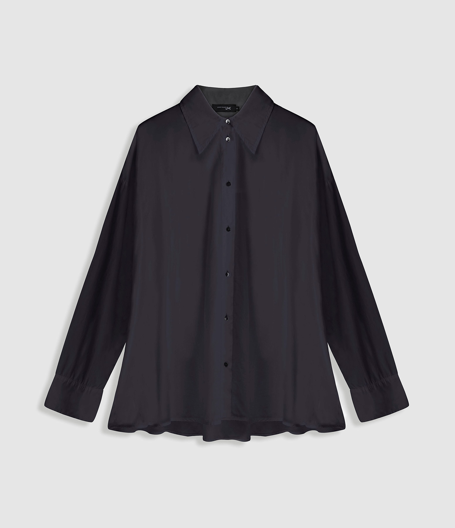 Chemise Mauli Oversize Voile Coton Noir