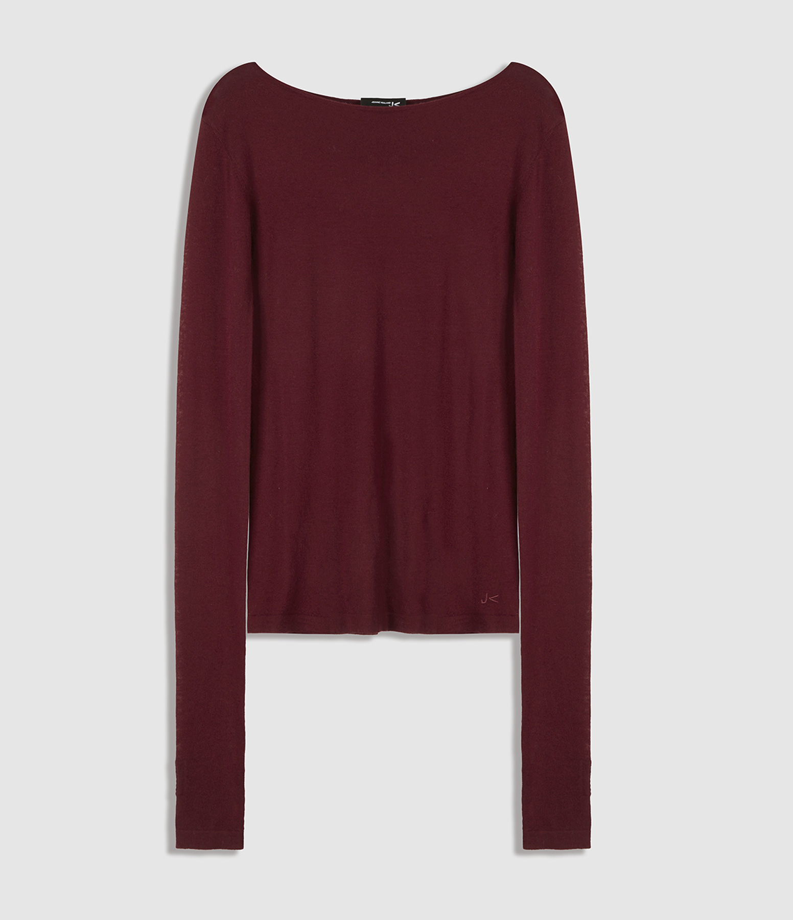 Pull Mobi Maille Cachemire Burgundy