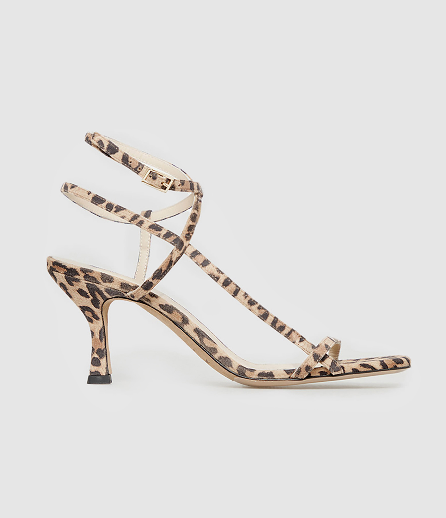Sandales Sublim Double Cuir Suédé Léopard