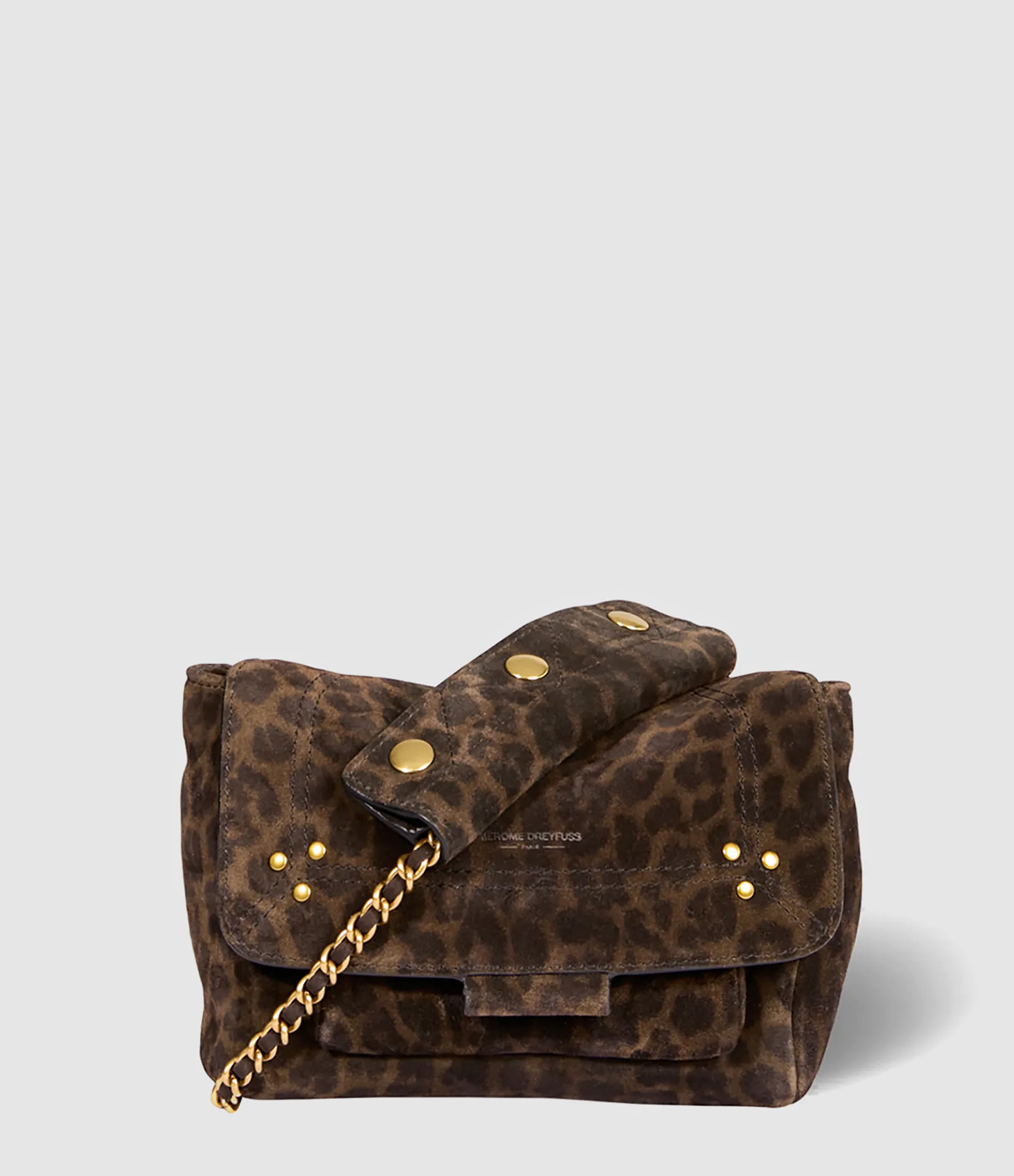 Sac Lulu S Imprimé Léopard Kaki