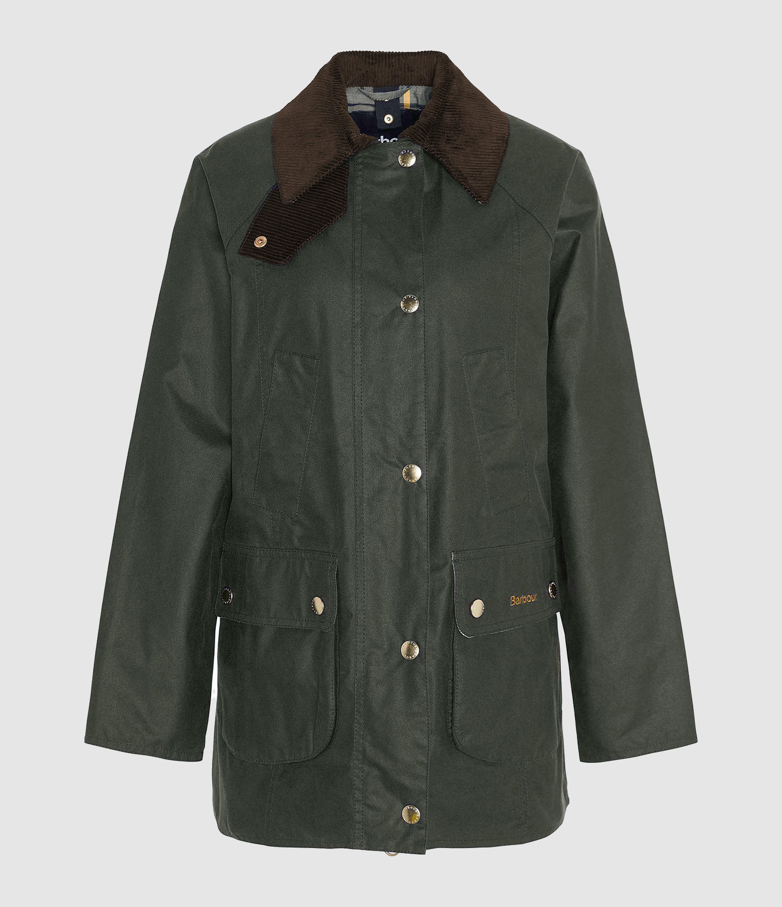 Veste Modern Beadnell Wax  Sage Ancient