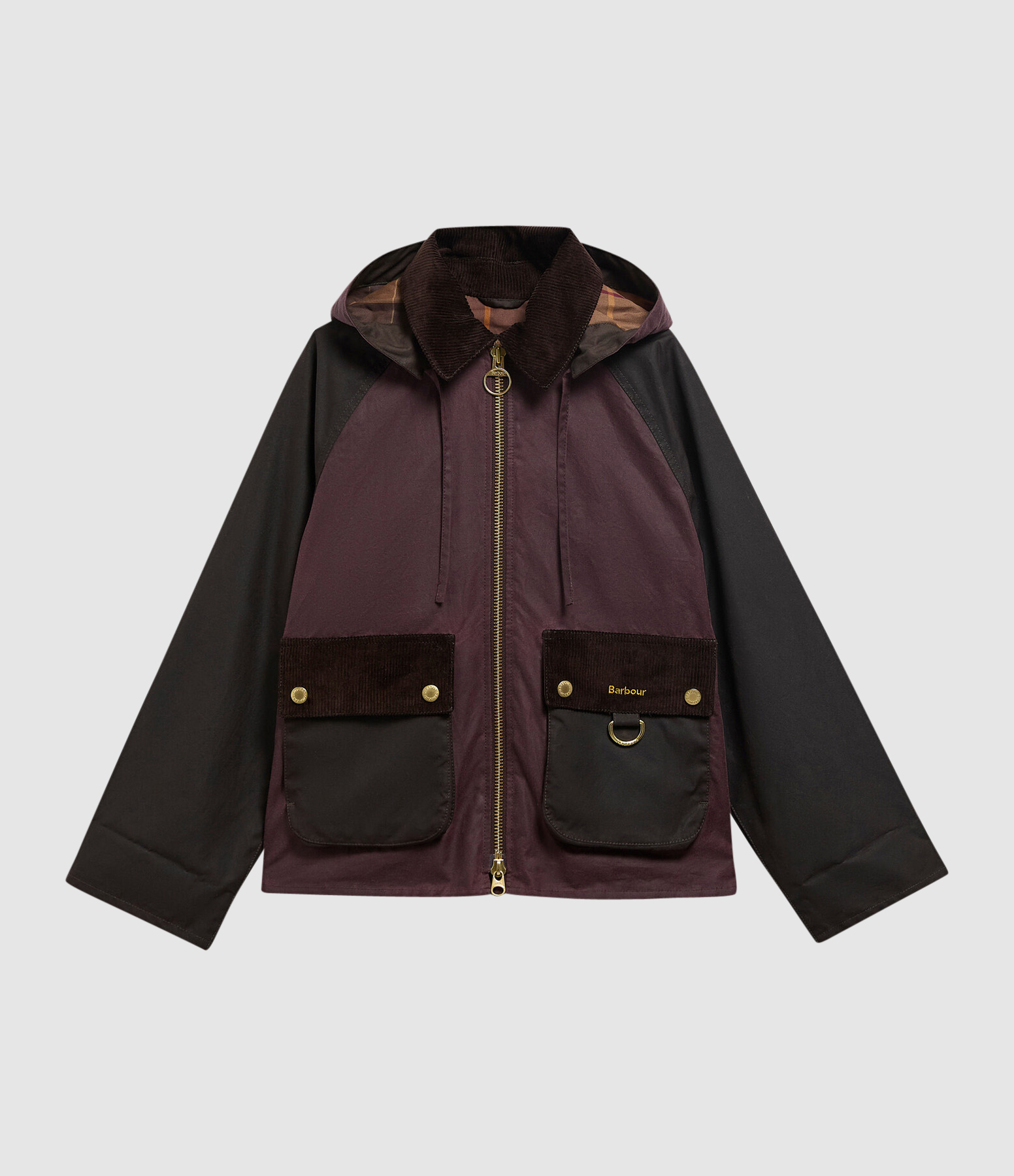 Veste Carville Wax Rustic Bordeaux Muted