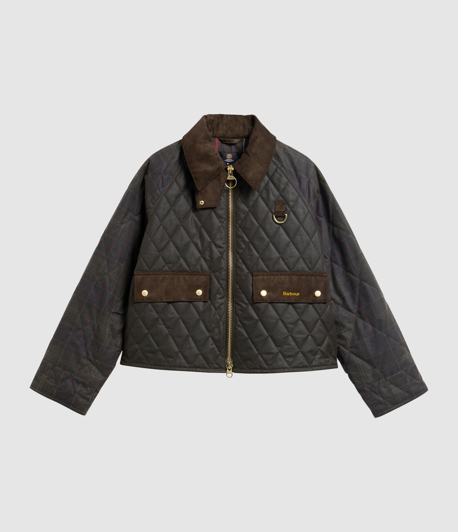 Veste Tartan Reimagined Icons Tartan Quilted S Olive Classic