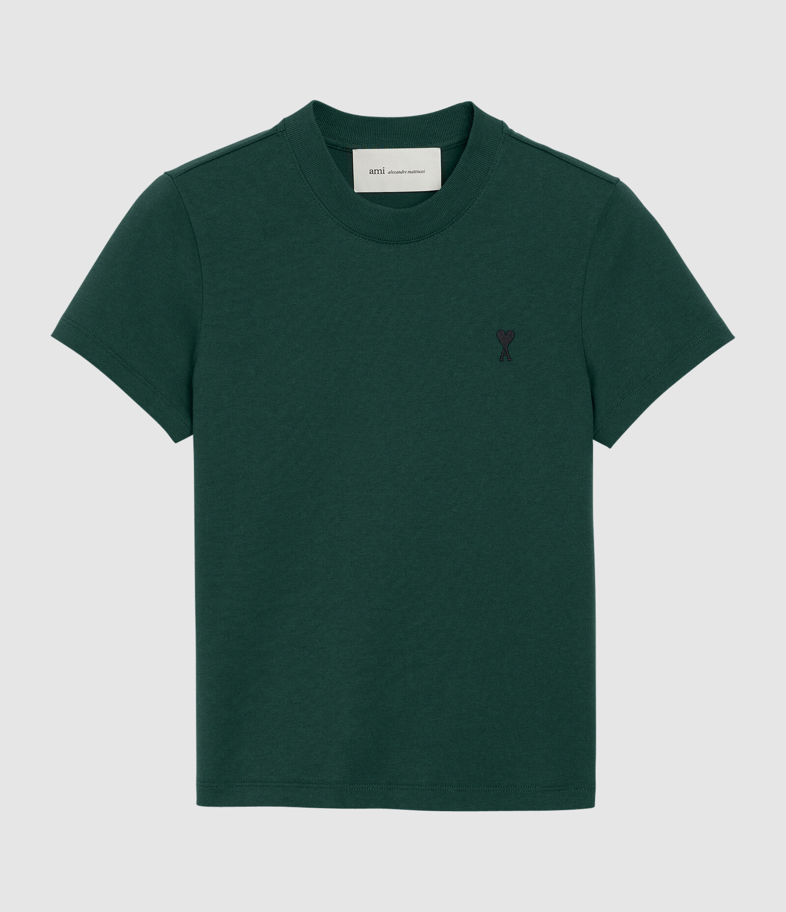 T-Shirt Ami De Coeur Vert Bouteille Noir