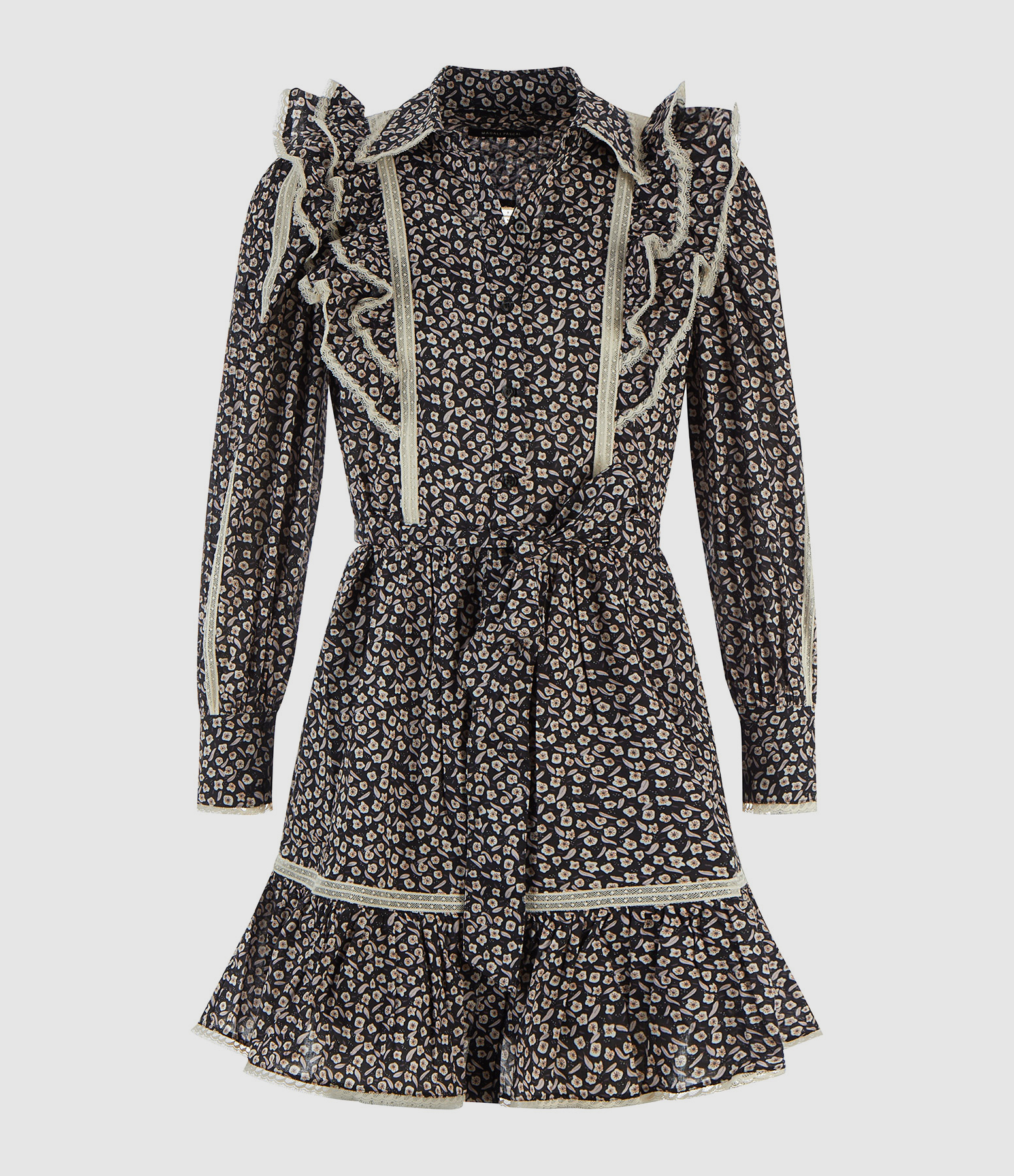 Robe Jacky Coton Imprimé Floral Dark