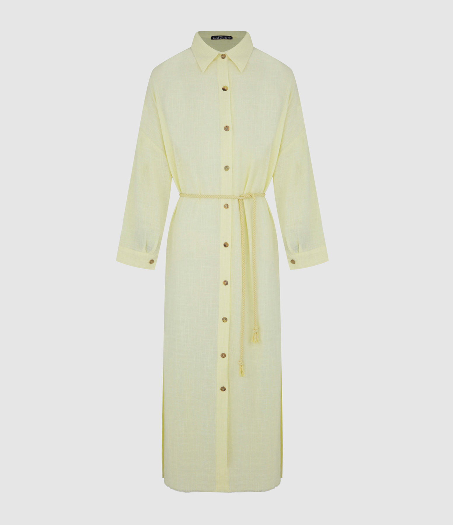 Robe Longue Mykonos Pastel Yellow