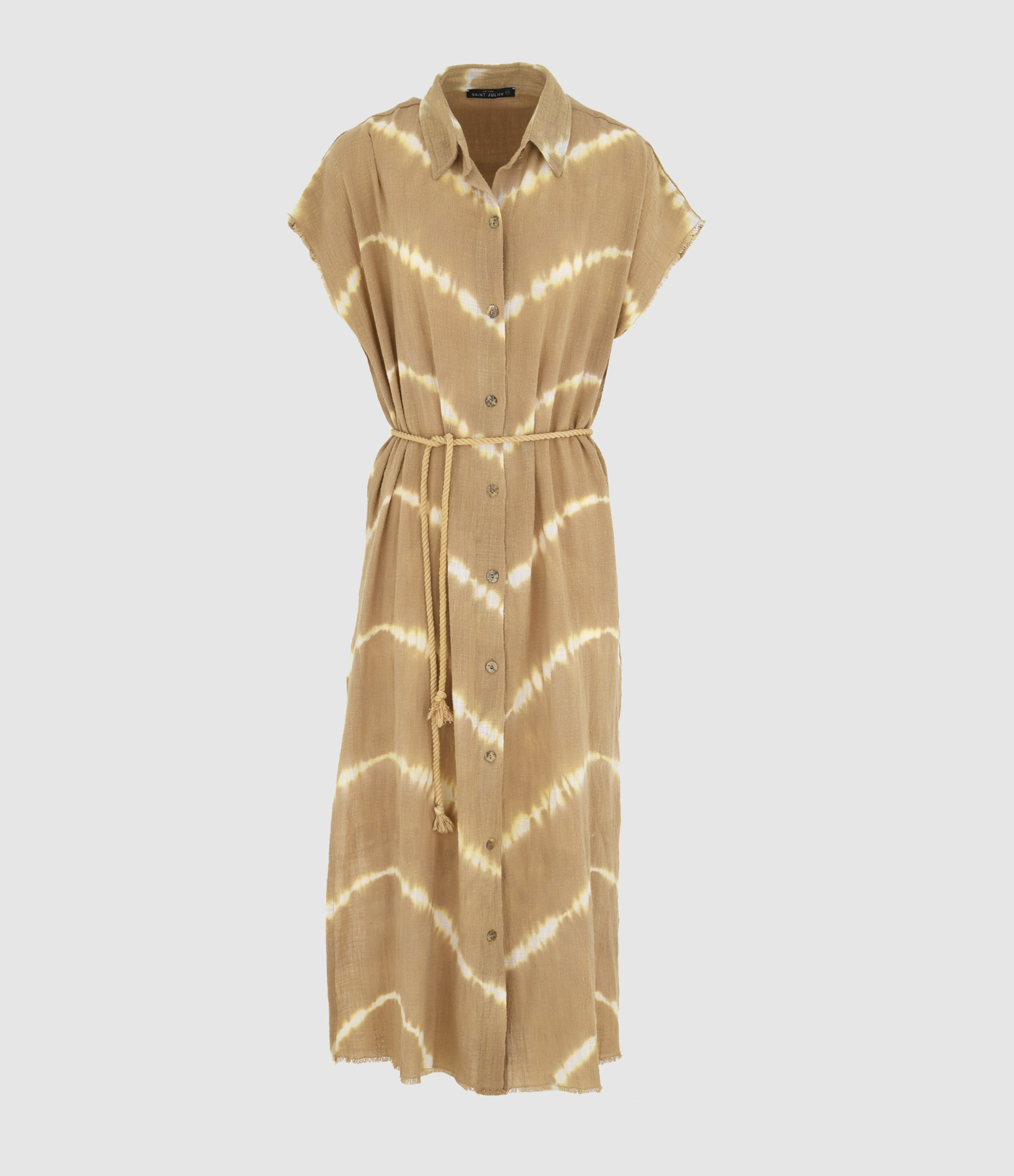 Robe Santorini Tie-Dye Sesame