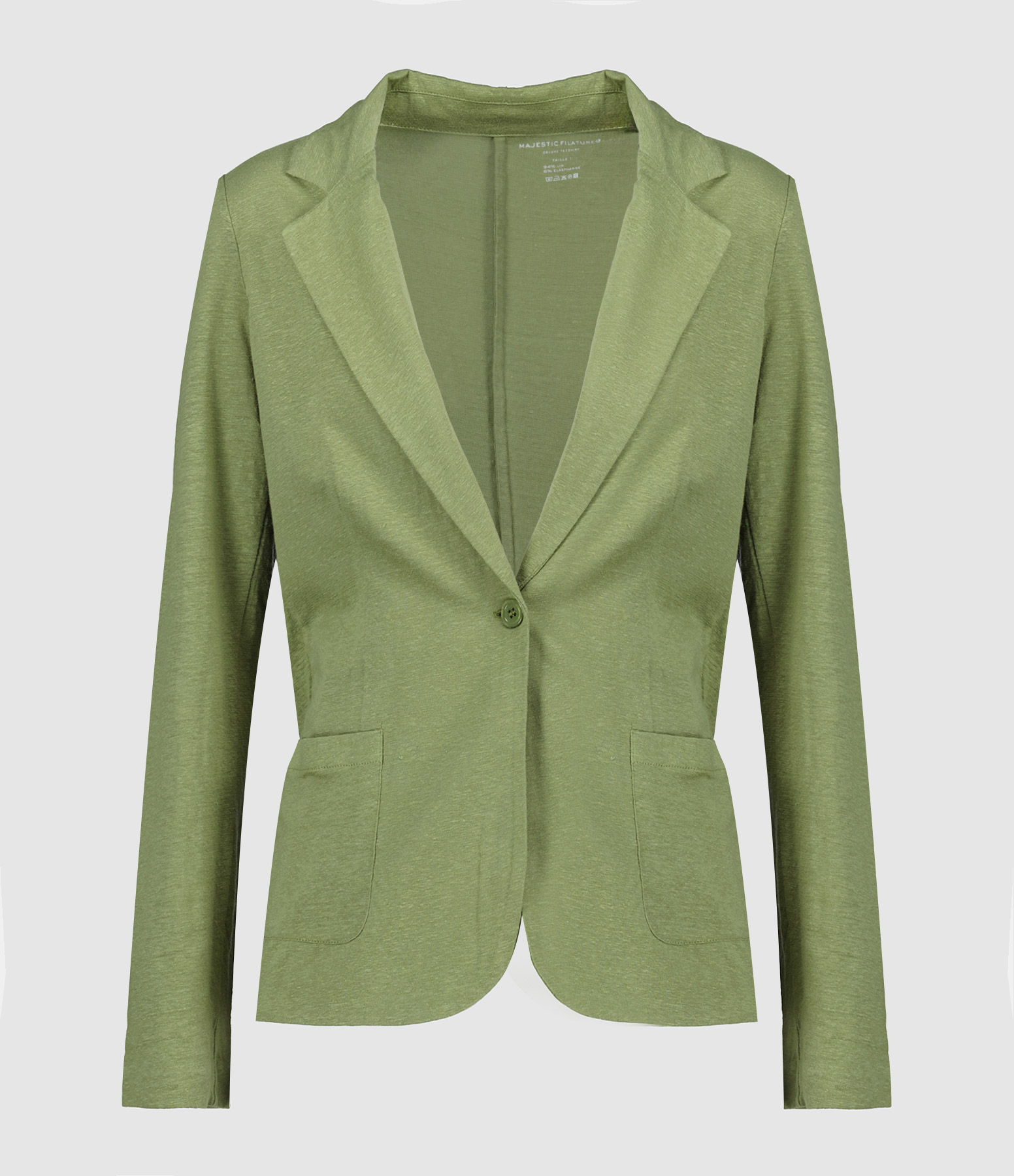 Blazer Fluide Lin Cactus
