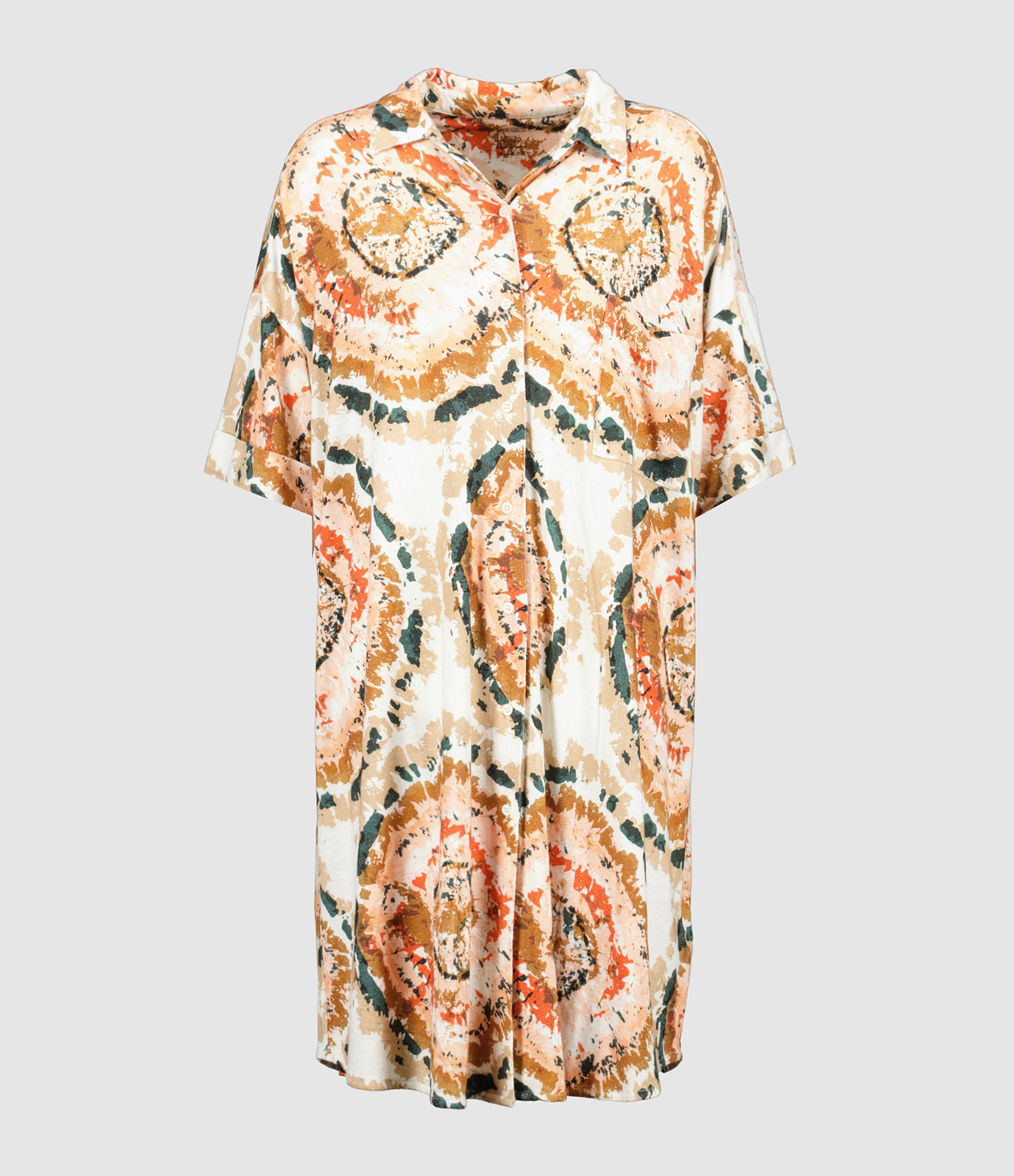 Robe Courte Multicolore