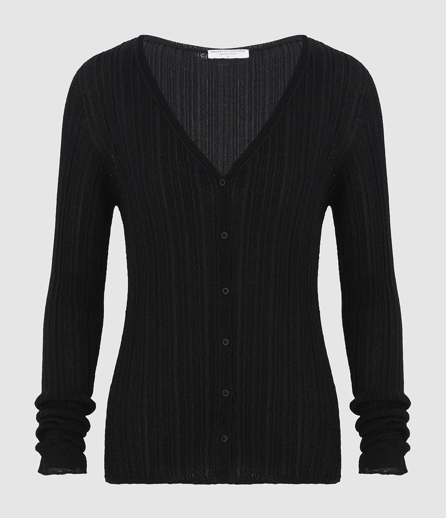 Gilet manches longues Noir